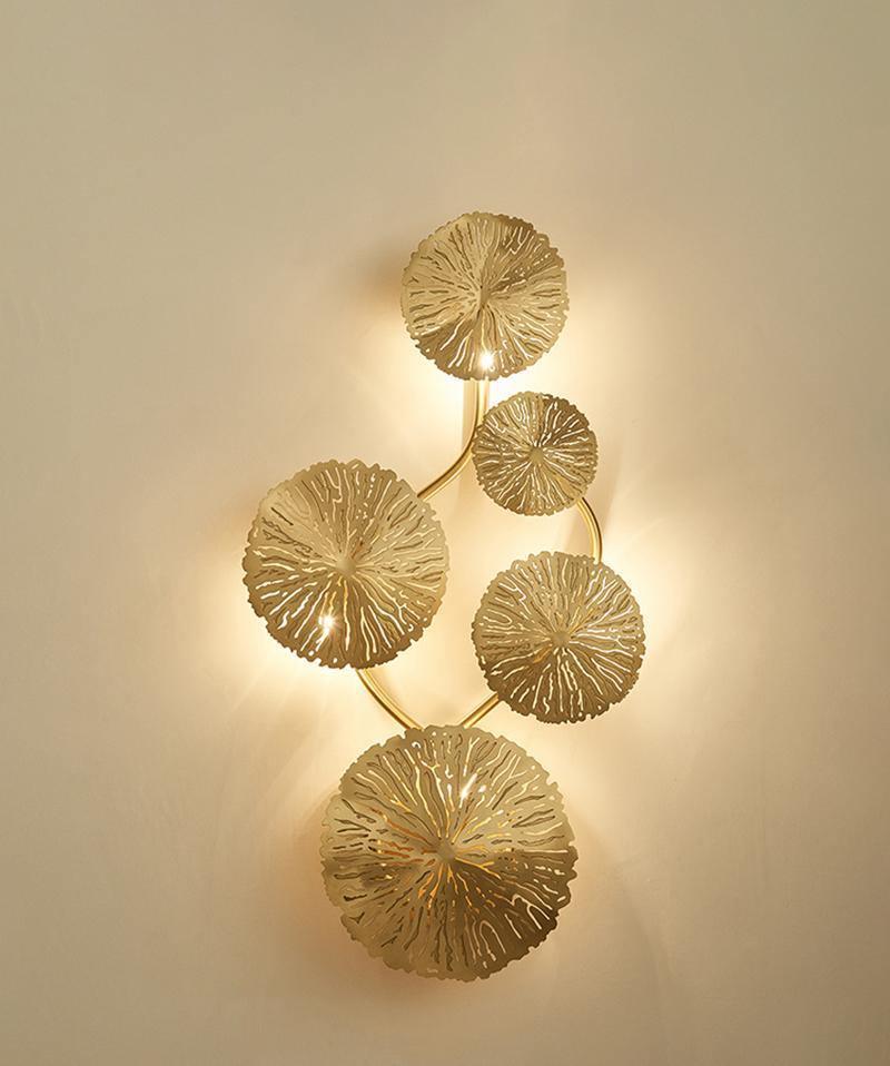 Lotus Leaf Wall Sconce - Lumpaz