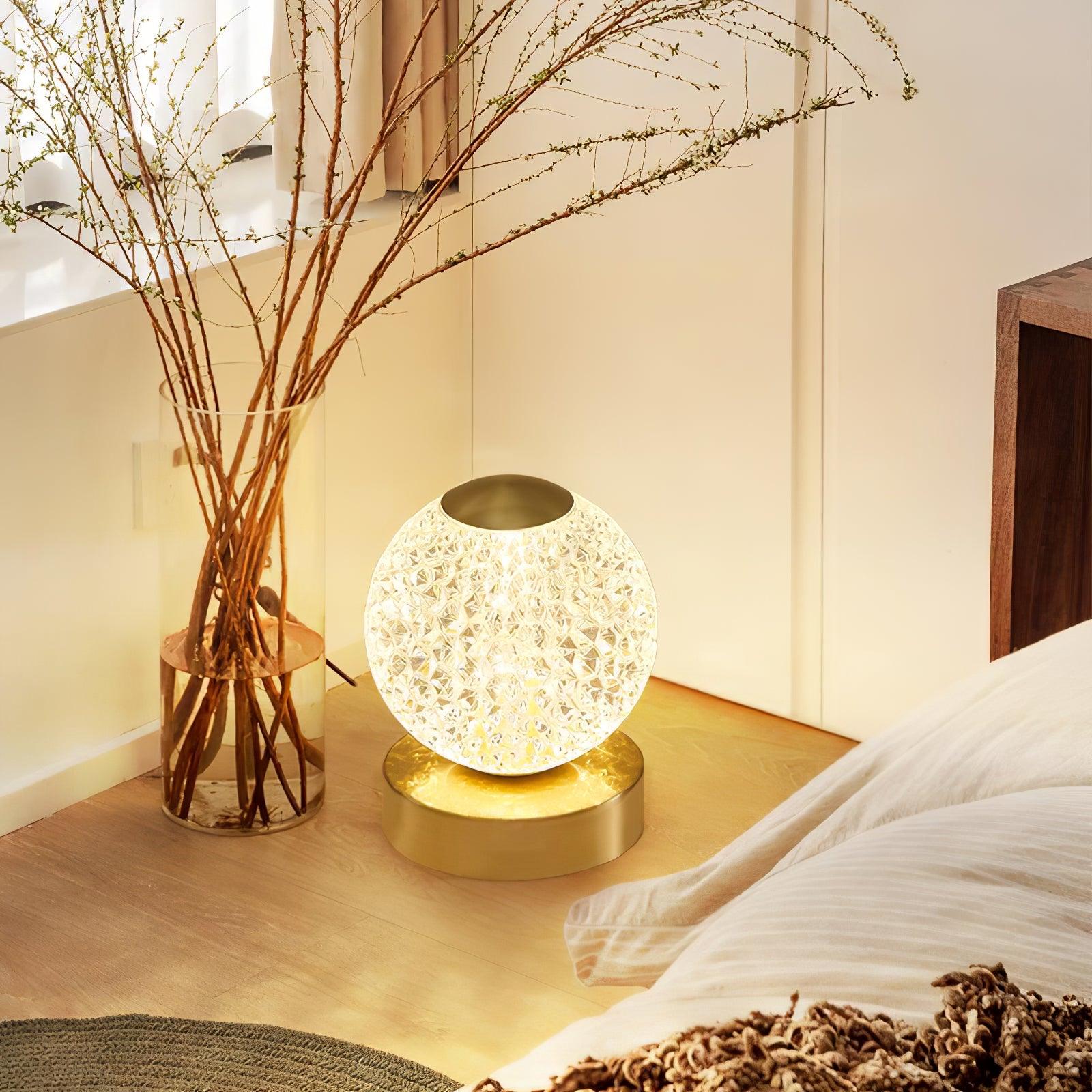 Jarin Diamond Built-in Battery Table Lamp - Lumpaz