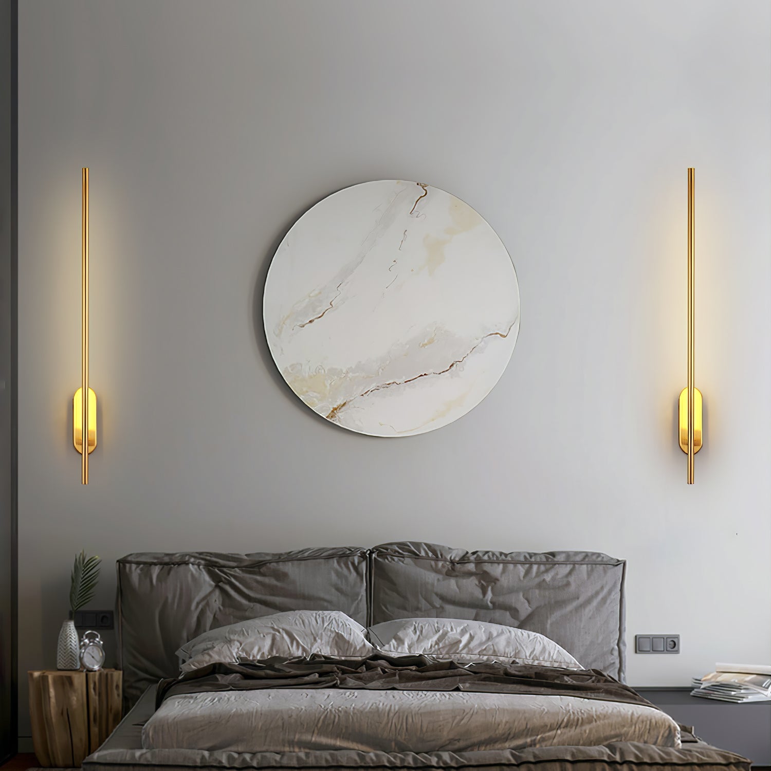 Stick Shaped Metal Sconce - Lumpaz