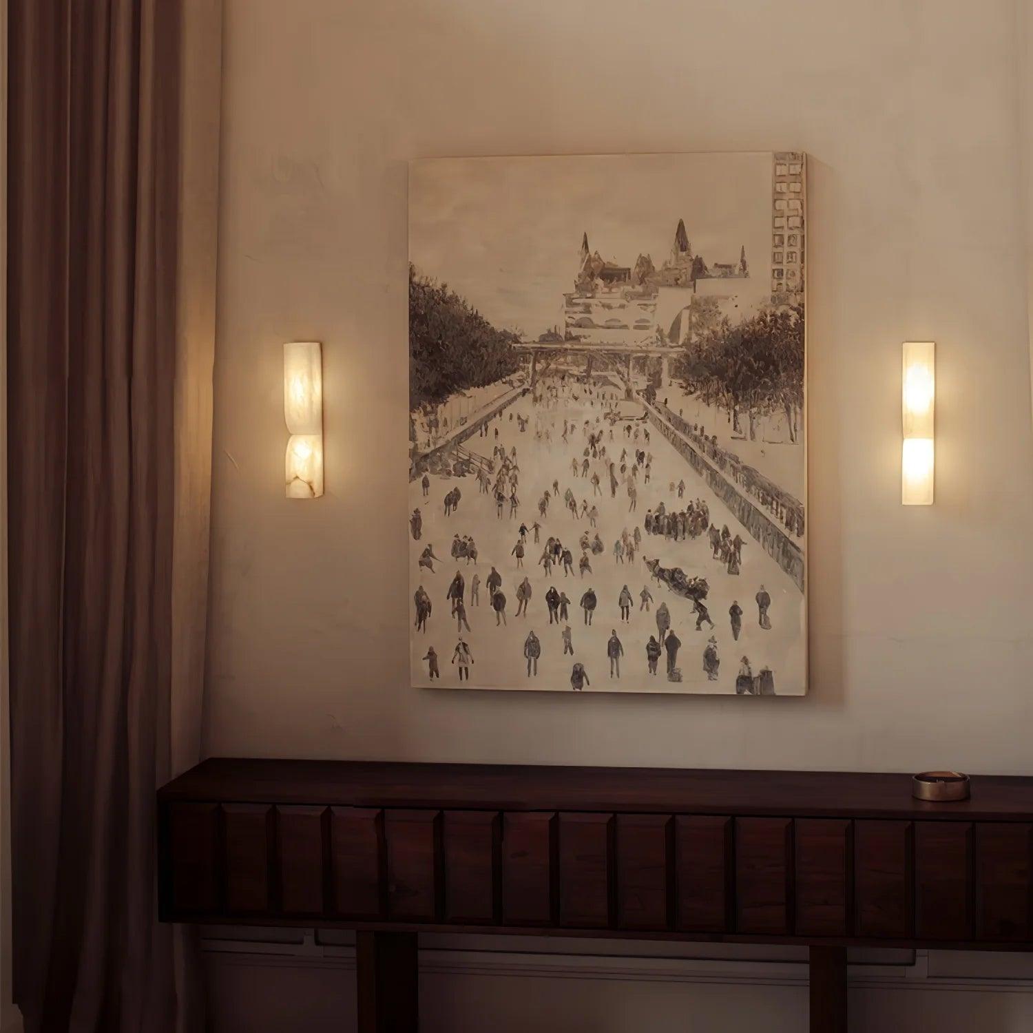 Alabaster Essence Wall Sconce - Lumpaz