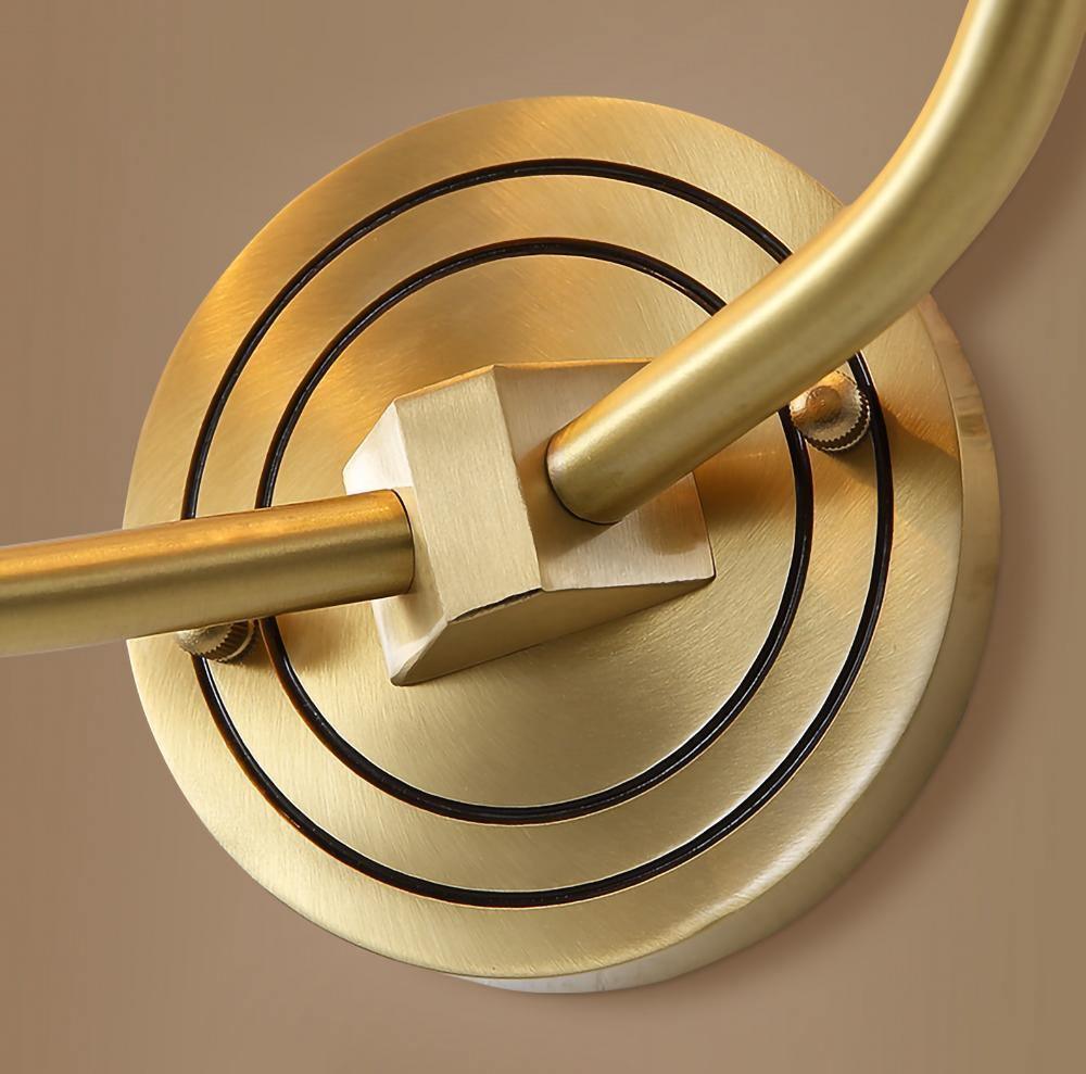 Brass Deer Head Wall Light - Lumpaz