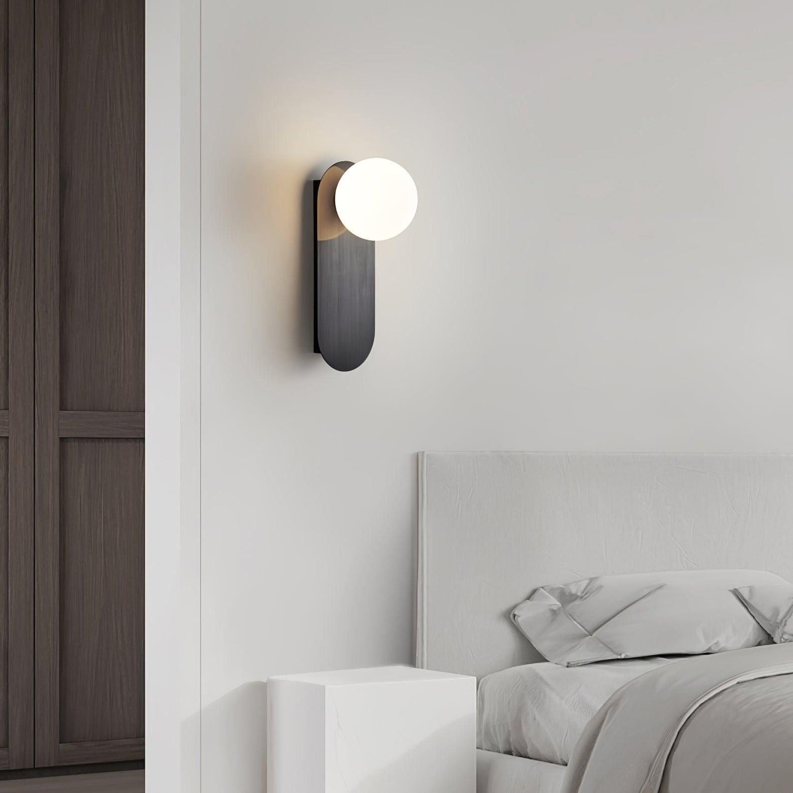Flat Base Globe Sconce - Lumpaz