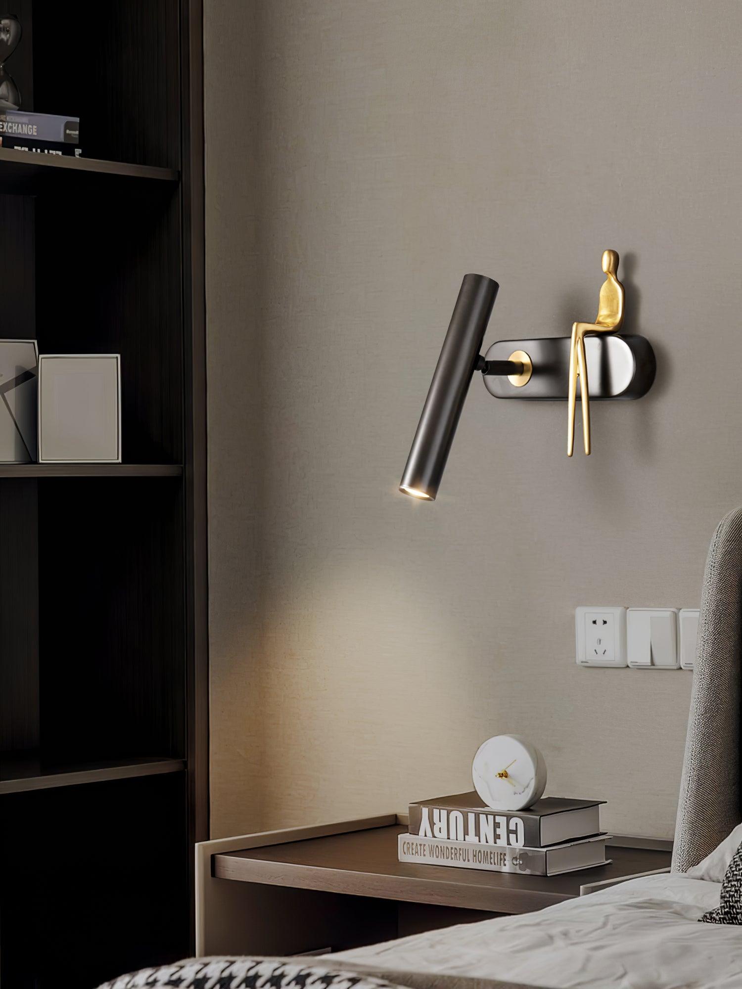 Brass Villain Wall Lamp - Lumpaz