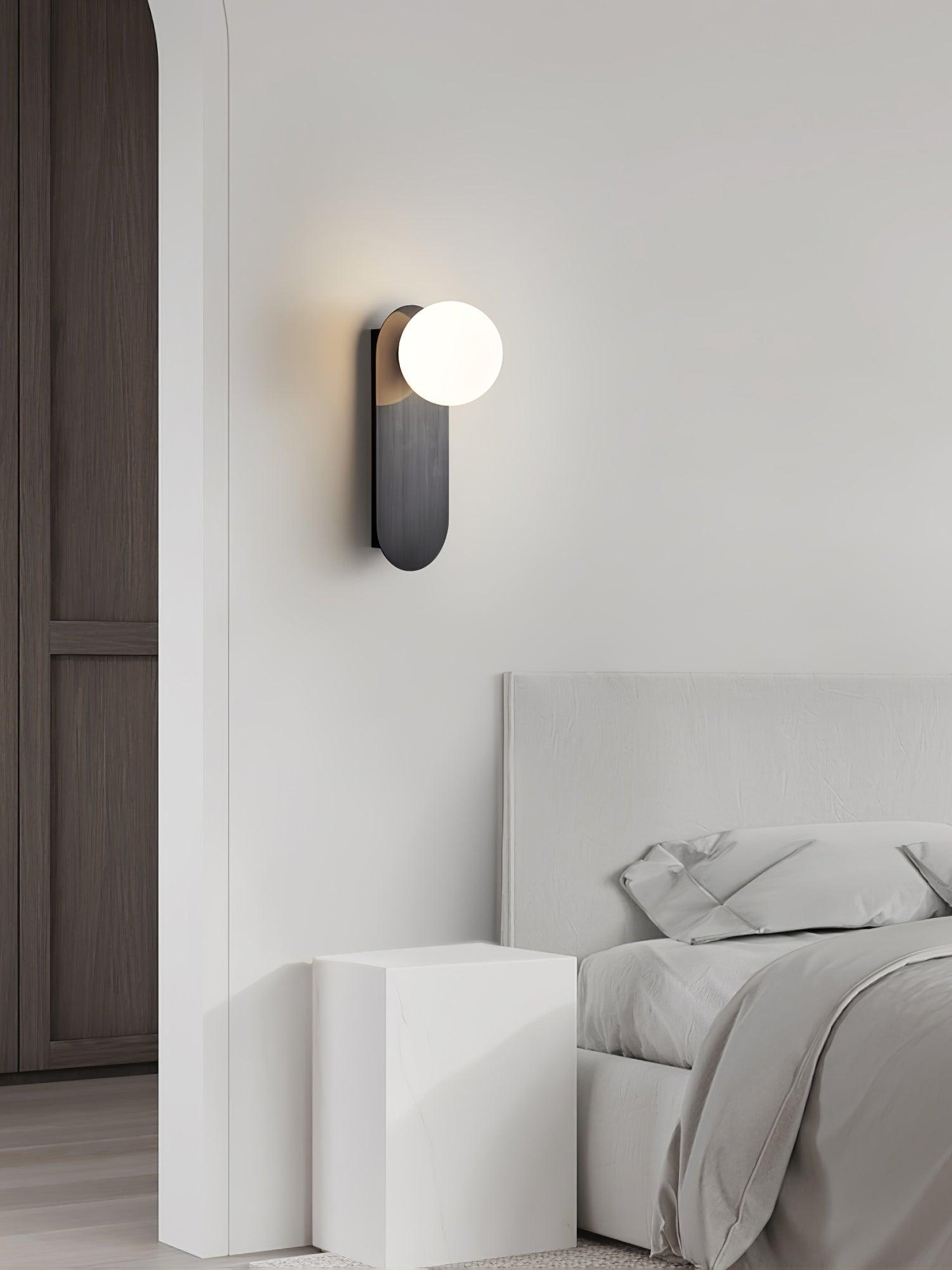 Flat Base Globe Sconce - Lumpaz