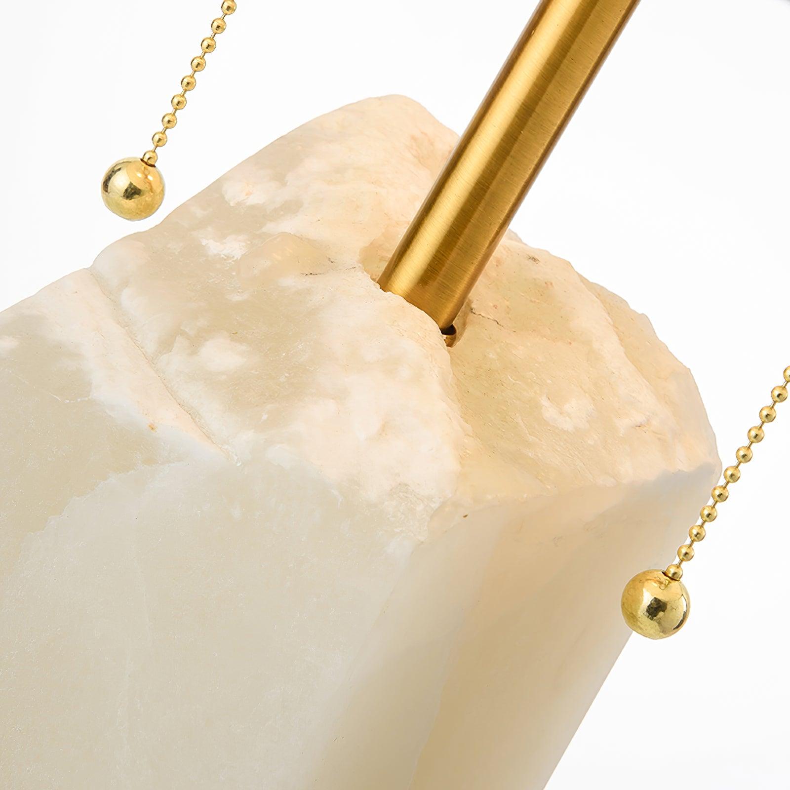 Raw Alabaster Table Lamp - Lumpaz