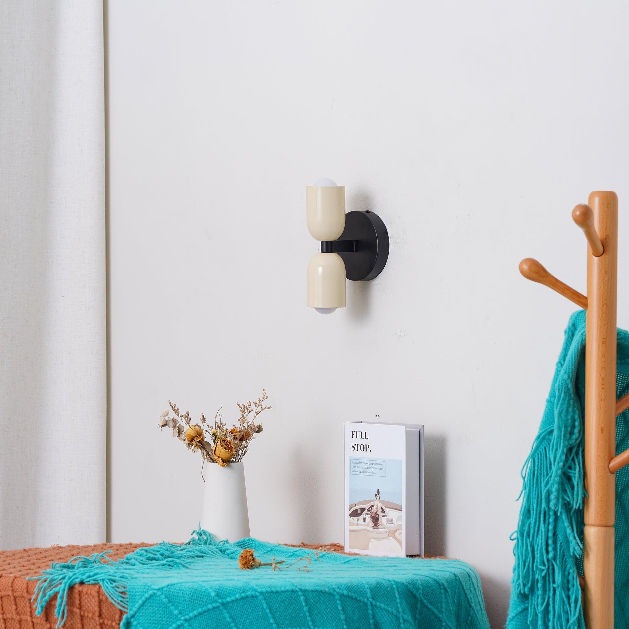 Couleur Double Plug In Wall Lamp - Lumpaz