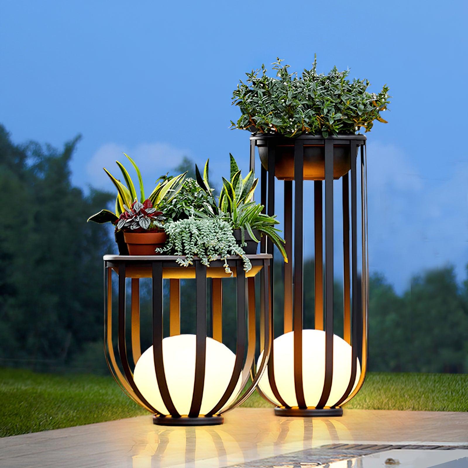 Bols Outdoor Garden Lamp with Solar Panel - Lumpaz