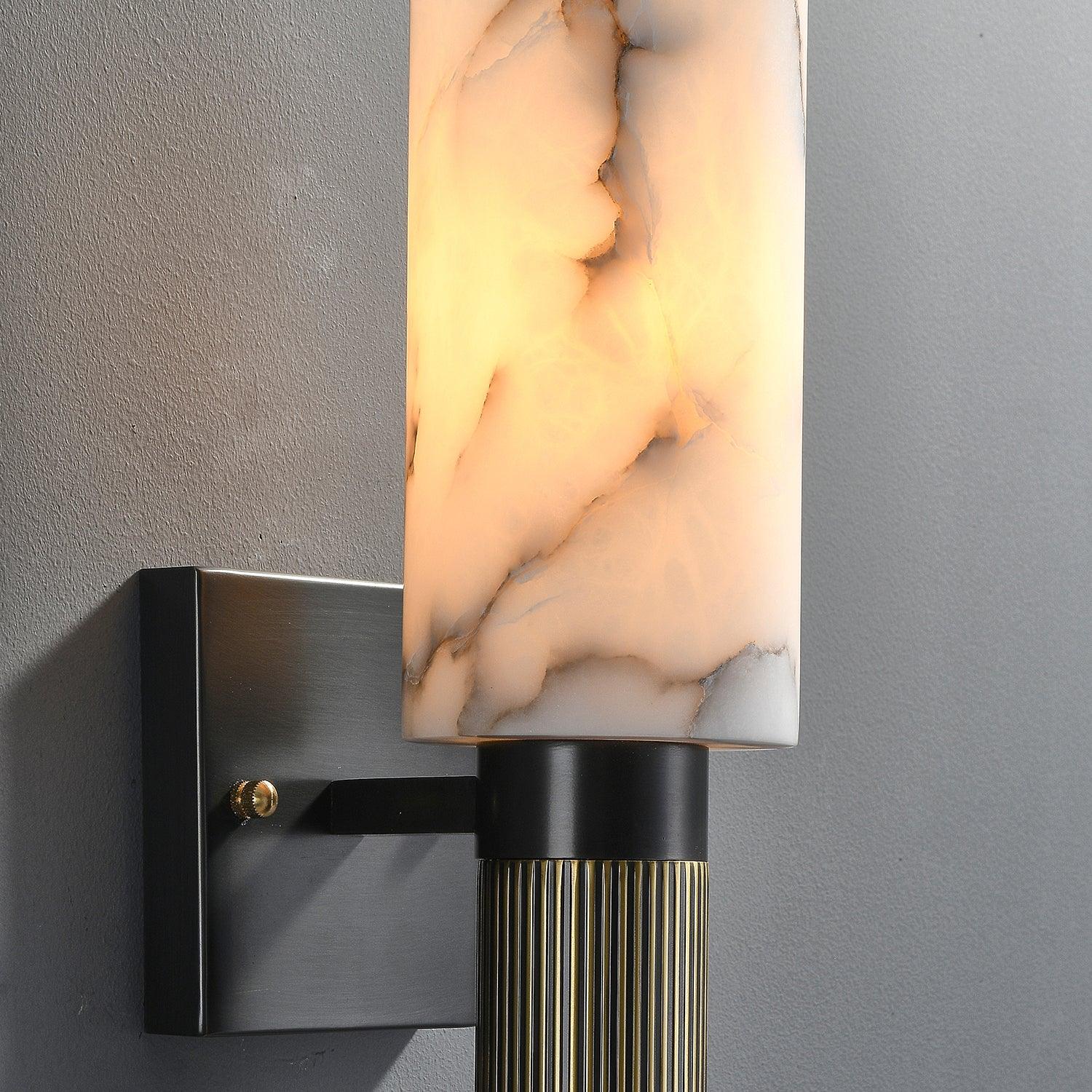 Torch Marble Sconce - Lumpaz