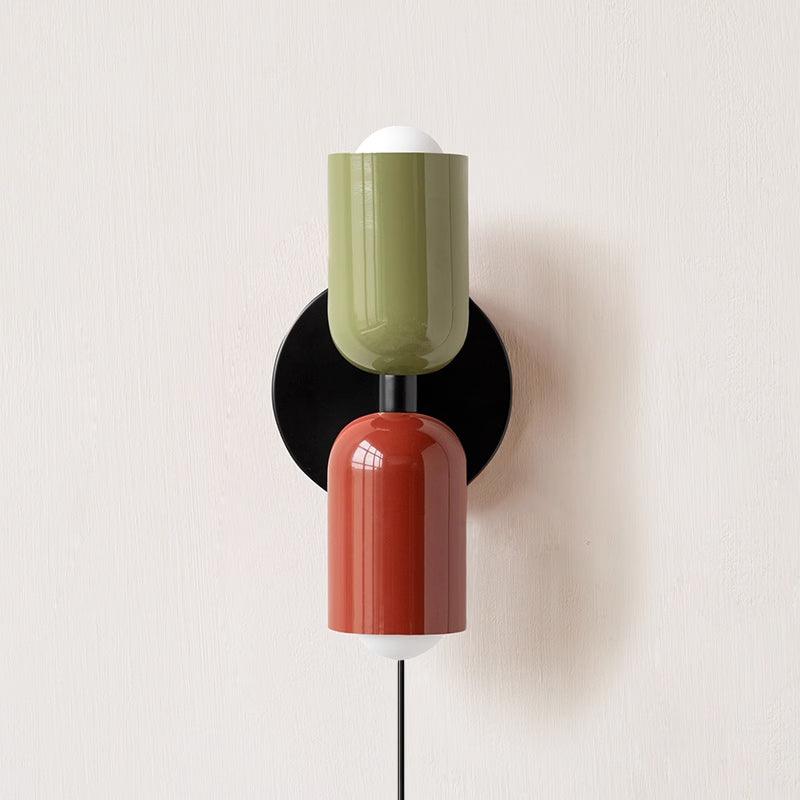 Couleur Double Plug In Wall Lamp - Lumpaz