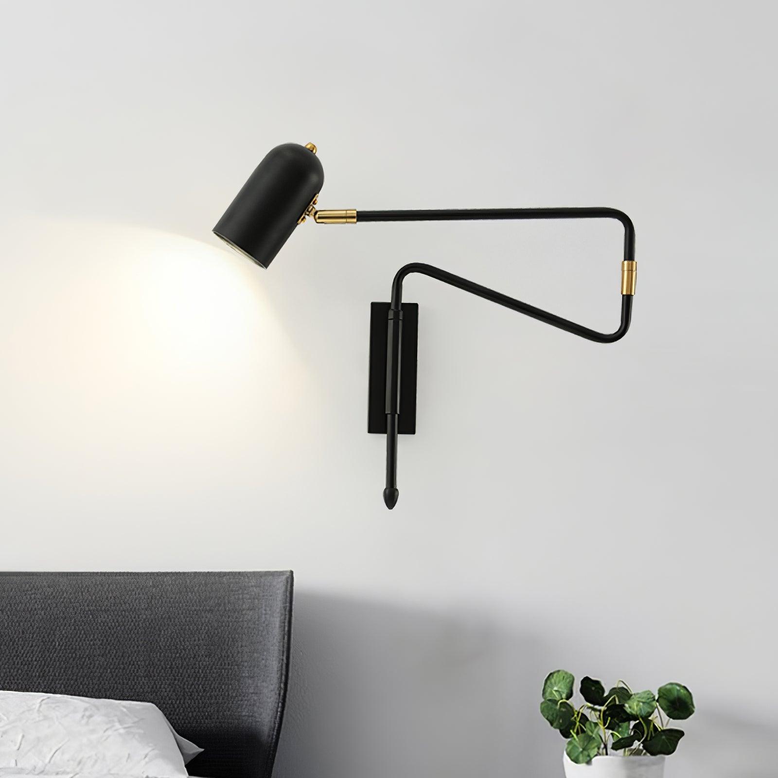 Adjustable Arm Reading Wall Lamp - Lumpaz