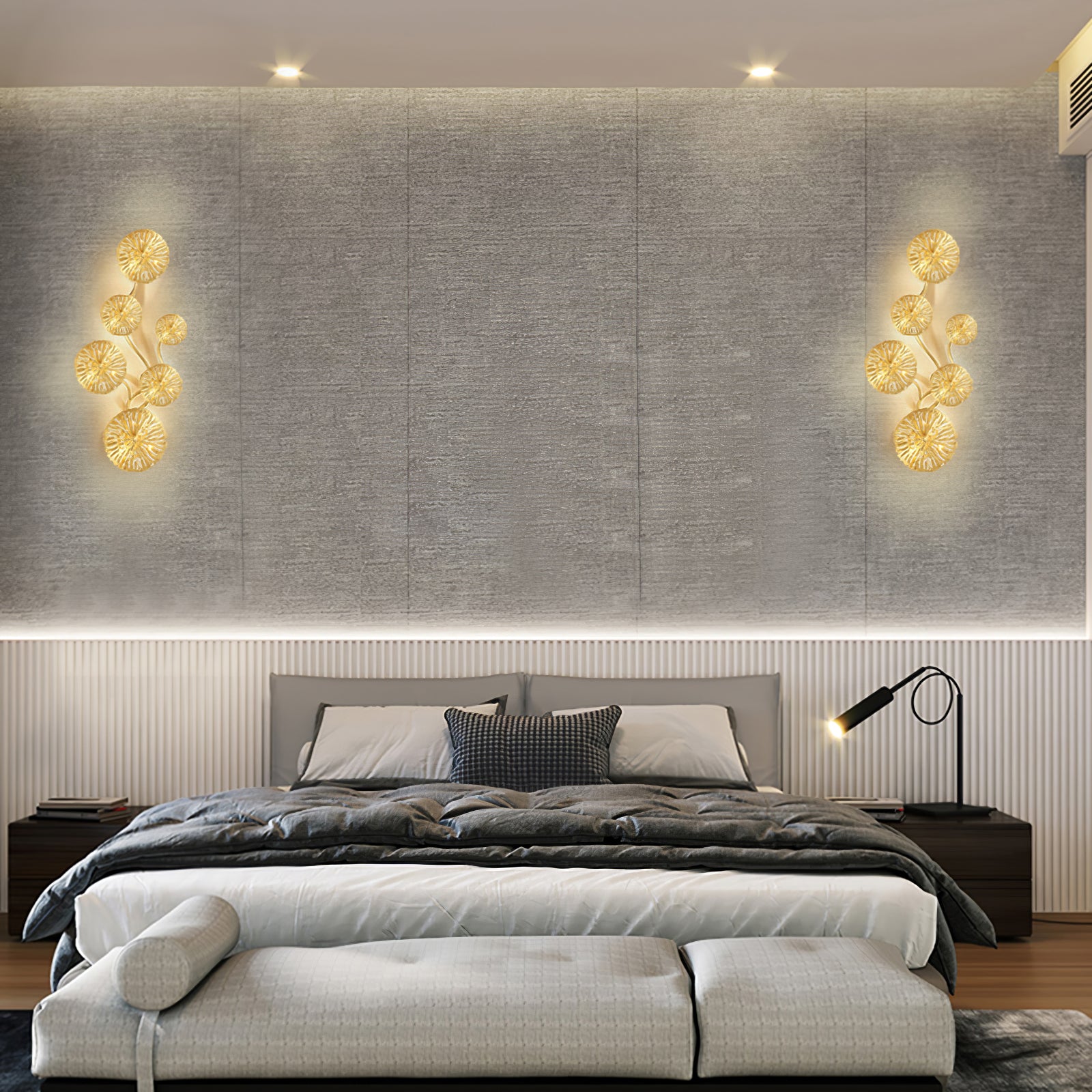 Lotus Leaf Wall Sconce - Lumpaz