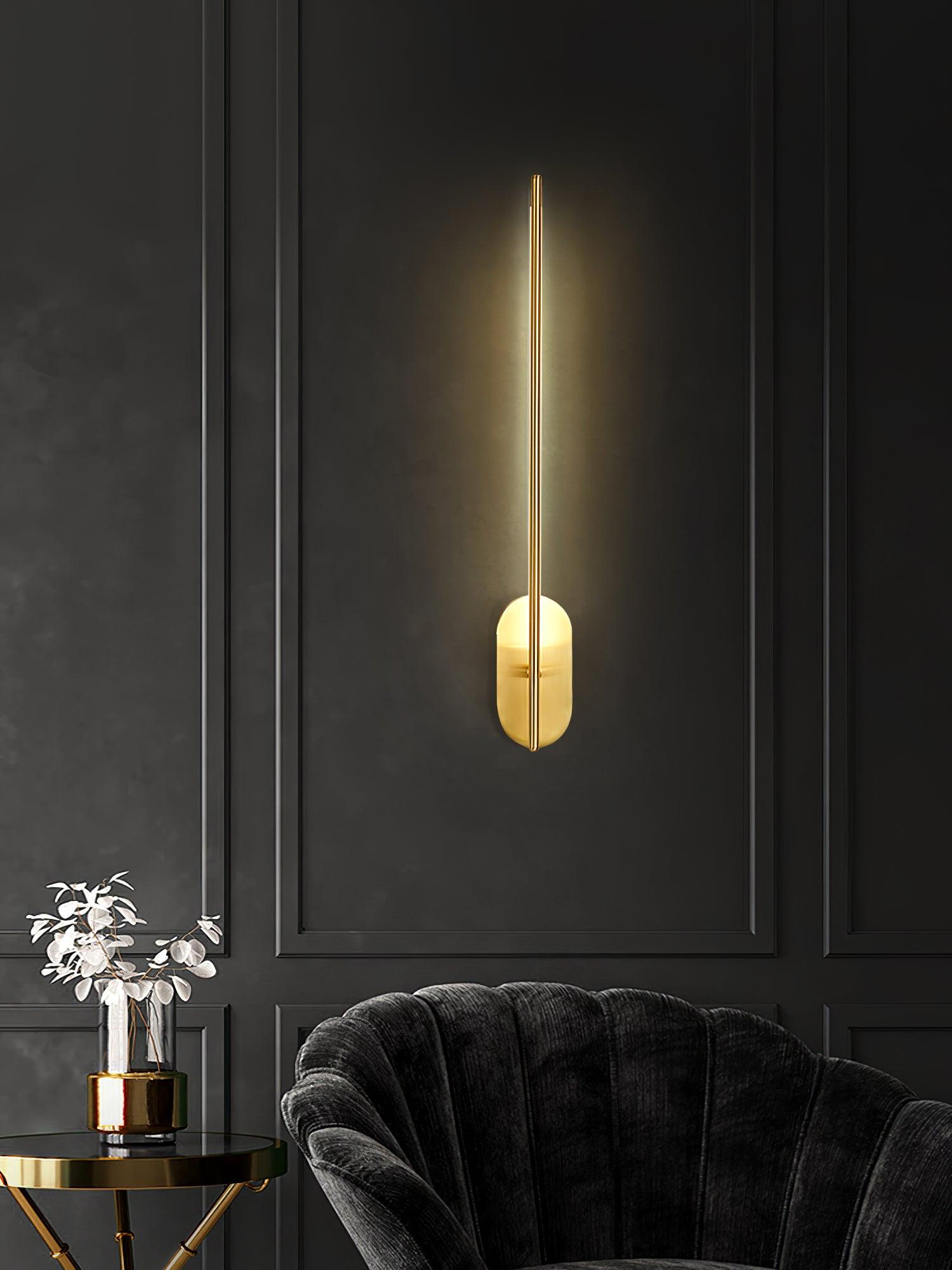 Stick Shaped Metal Sconce - Lumpaz