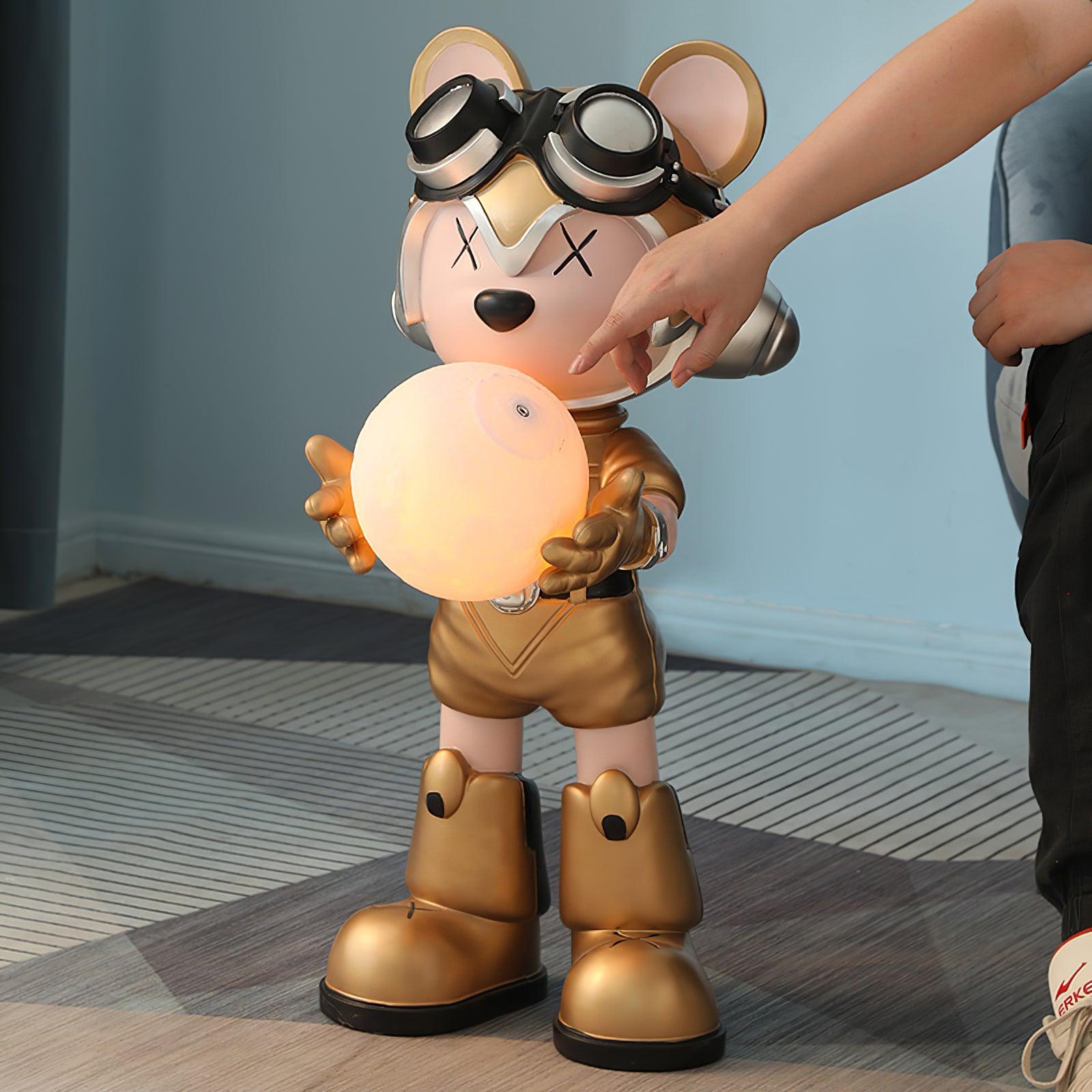 Space Bear Built-in Battery Floor Lamp - Lumpaz