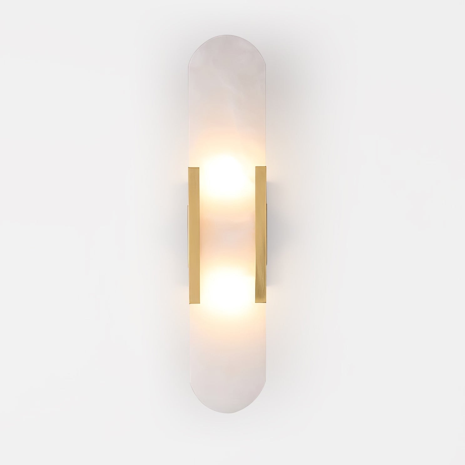 Melange Elongated Alabaster Wall Lamp - Lumpaz