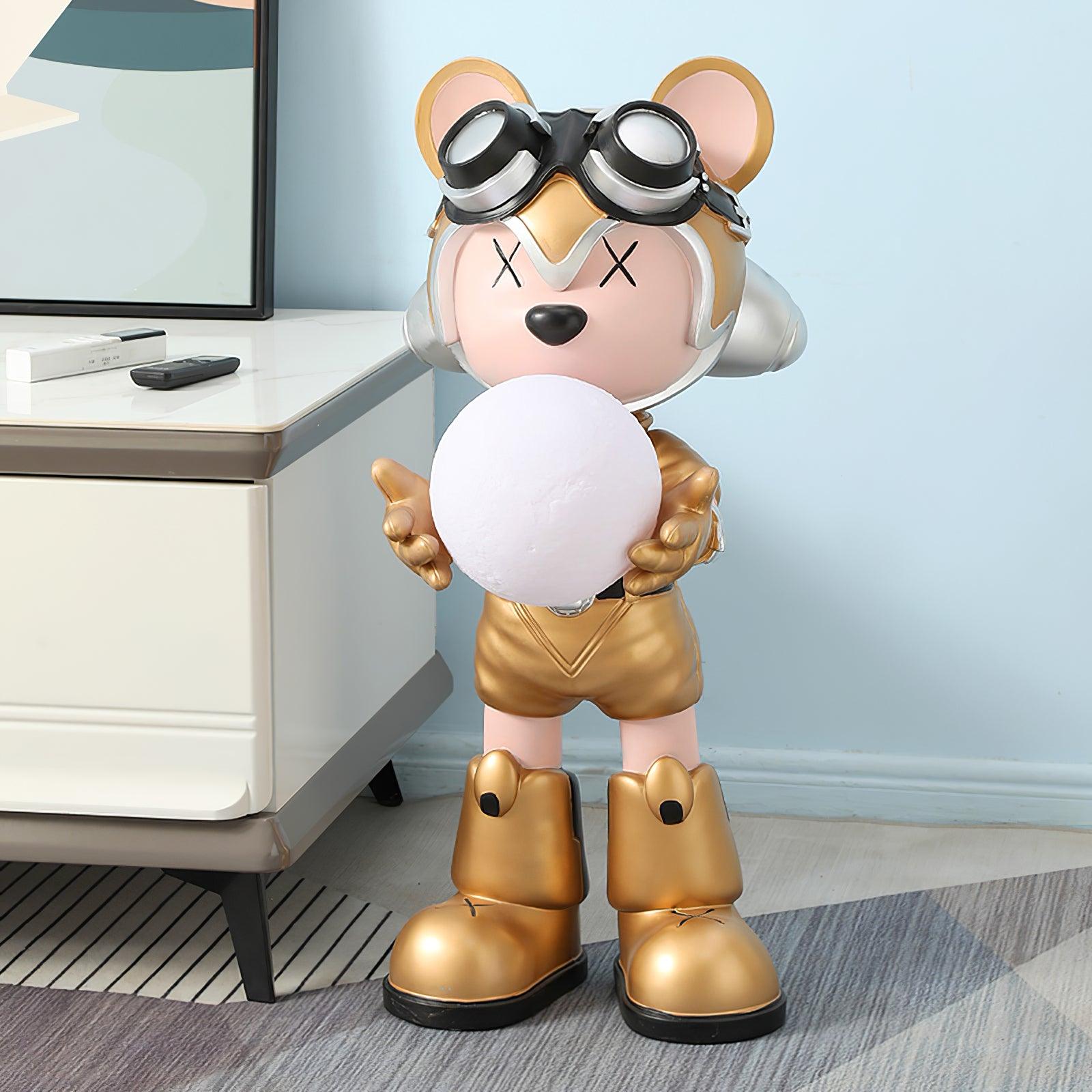 Space Bear Built-in Battery Floor Lamp - Lumpaz