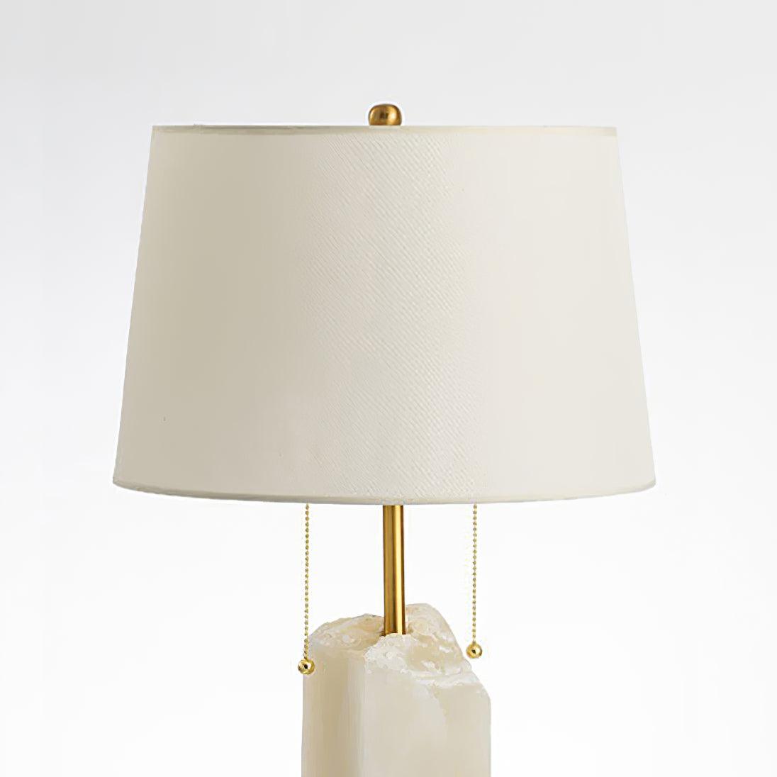 Raw Alabaster Table Lamp - Lumpaz