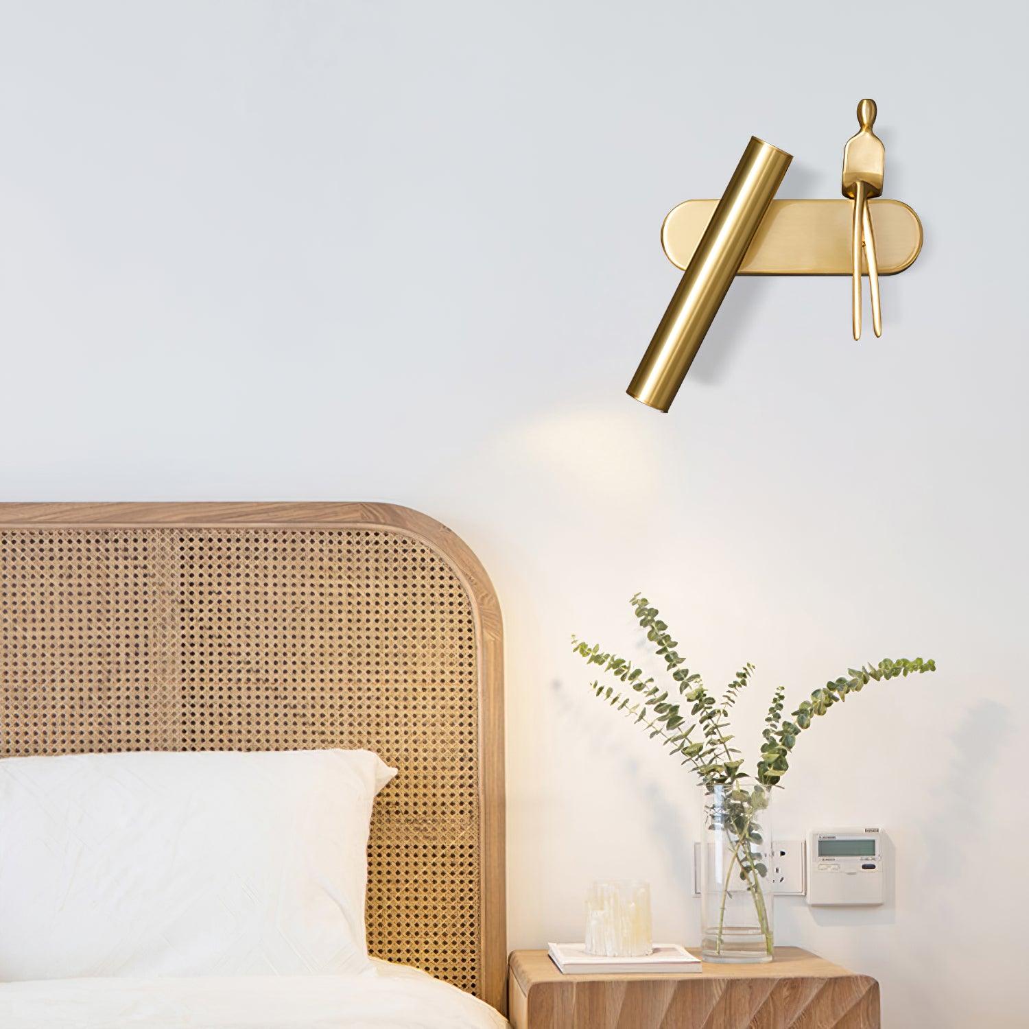 Brass Villain Wall Lamp - Lumpaz