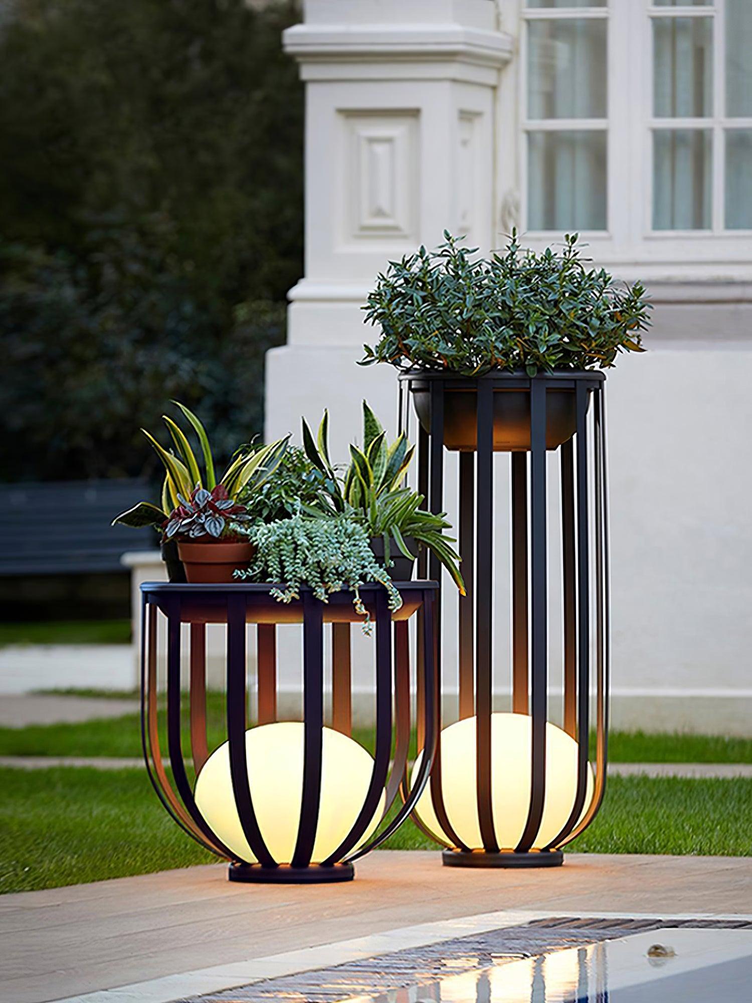 Bols Outdoor Garden Lamp with Solar Panel - Lumpaz