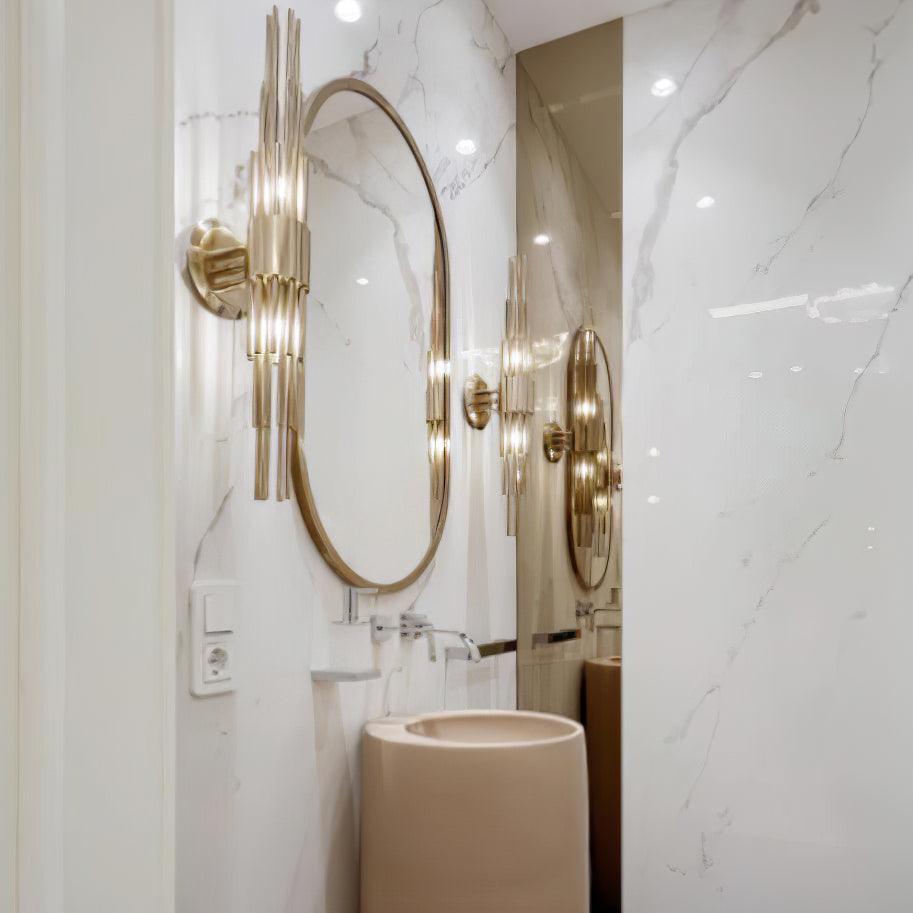 Gold Streamline Wall Lamp - Lumpaz