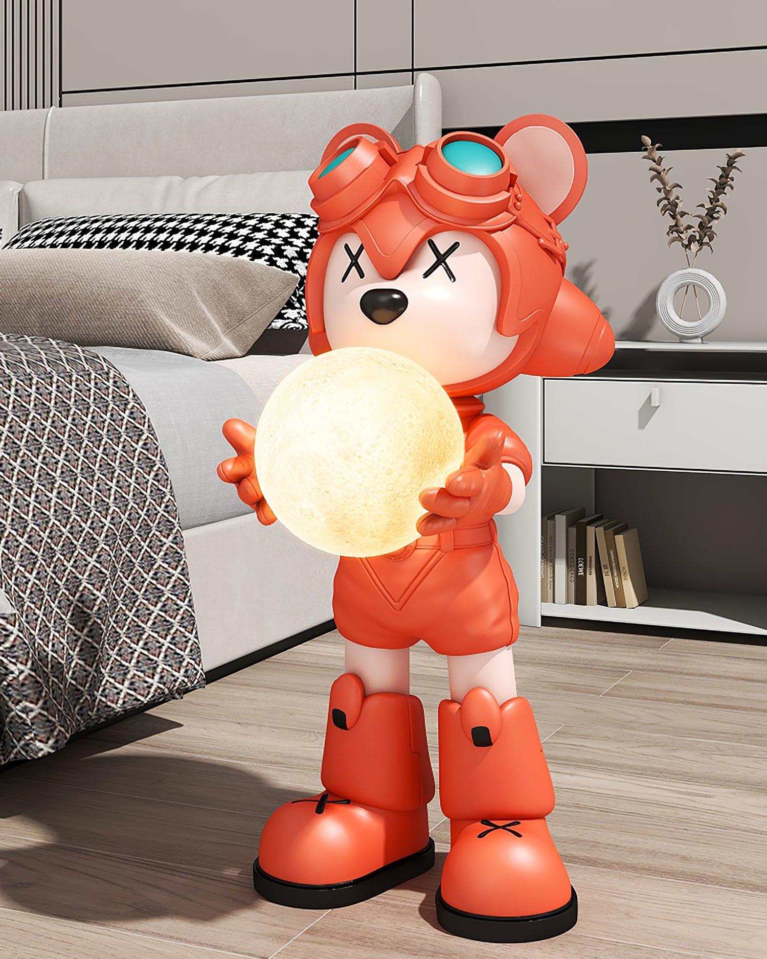 Space Bear Built-in Battery Floor Lamp - Lumpaz