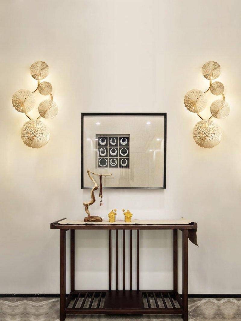 Lotus Leaf Wall Sconce - Lumpaz