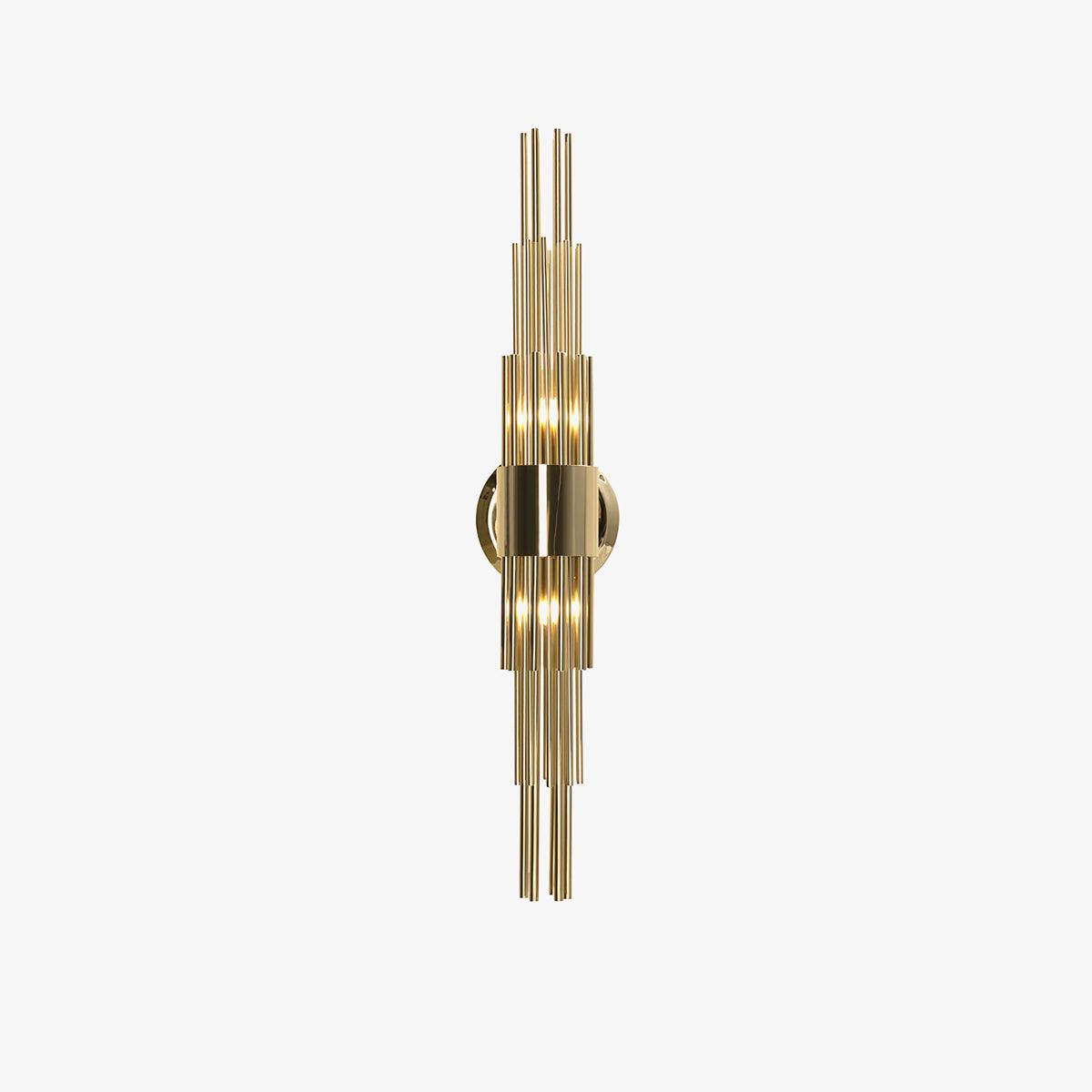 Gold Streamline Wall Lamp - Lumpaz