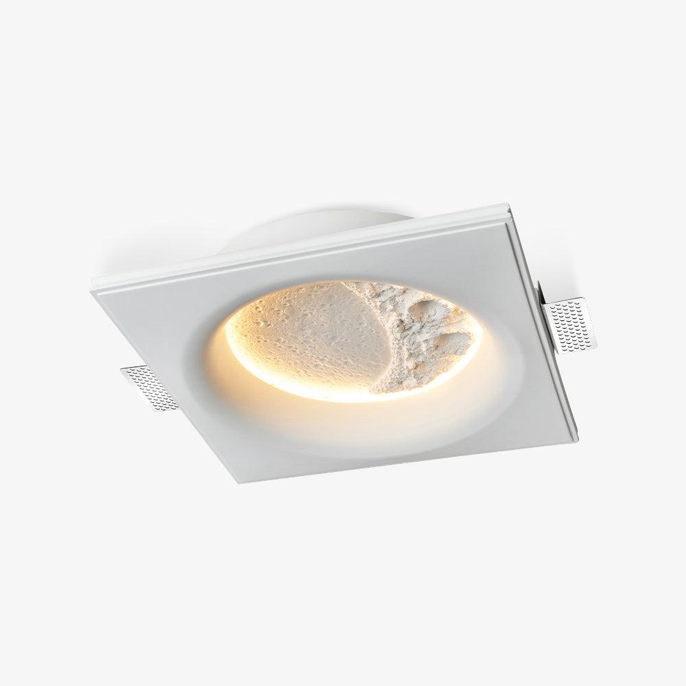 Gypsum Moon Wall Lamp - Lumpaz