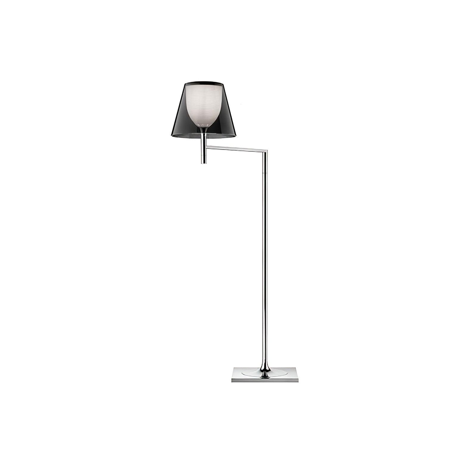 Chrome Prism Bending Floor Light - Lumpaz