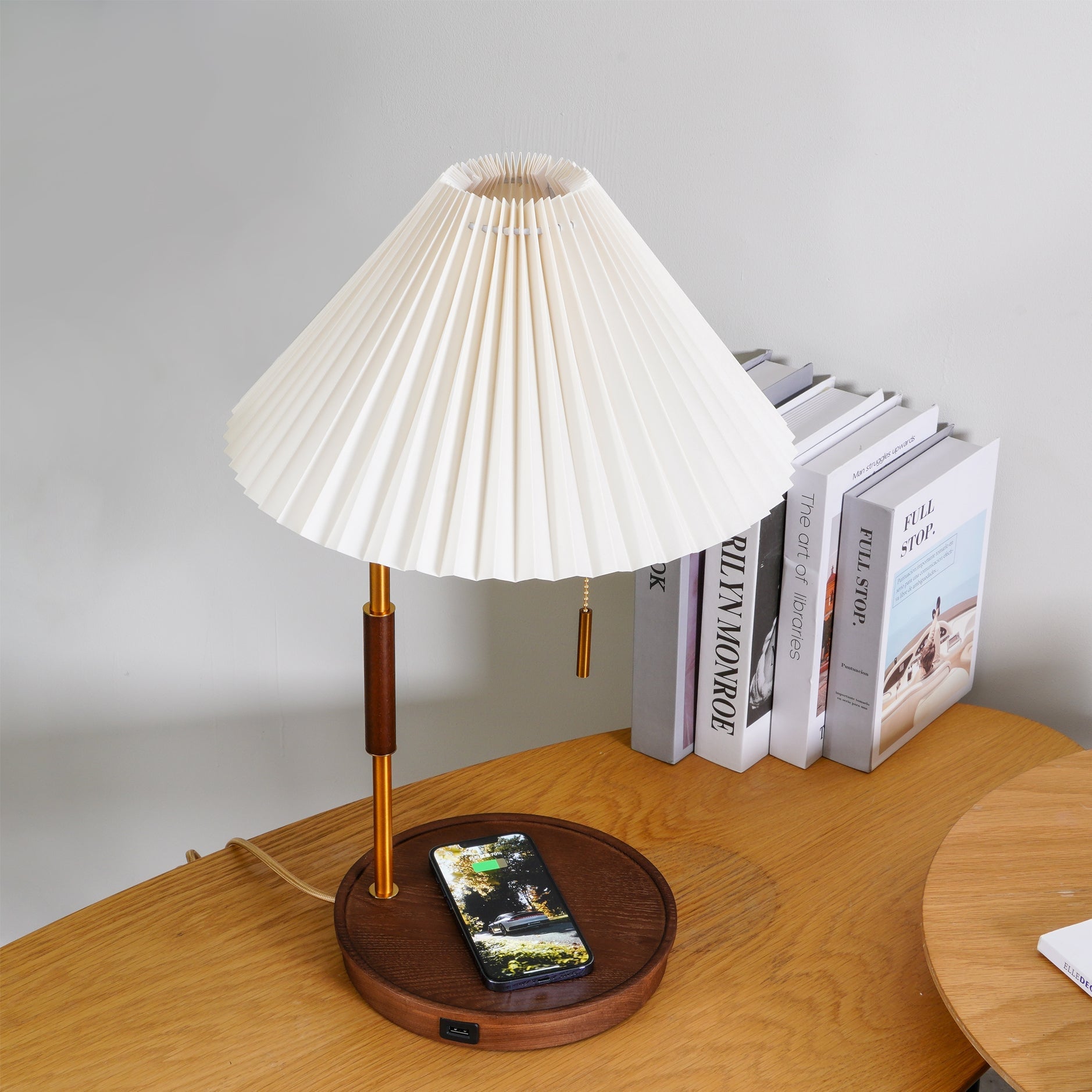 Wooden Retro Table Lamp - Lumpaz