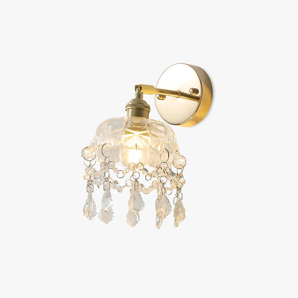 French Crystal Tassel Wall Light - Lumpaz