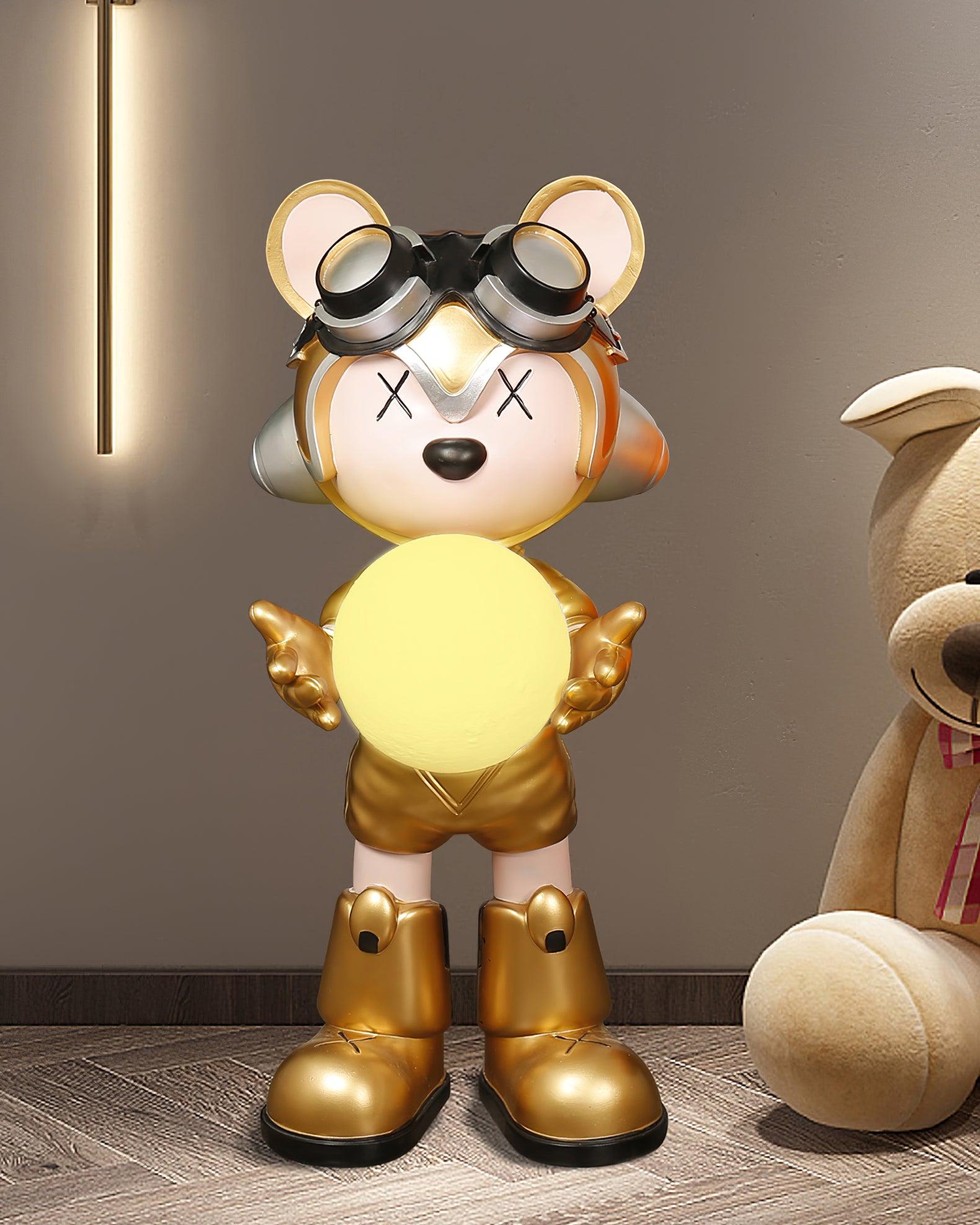 Space Bear Built-in Battery Floor Lamp - Lumpaz
