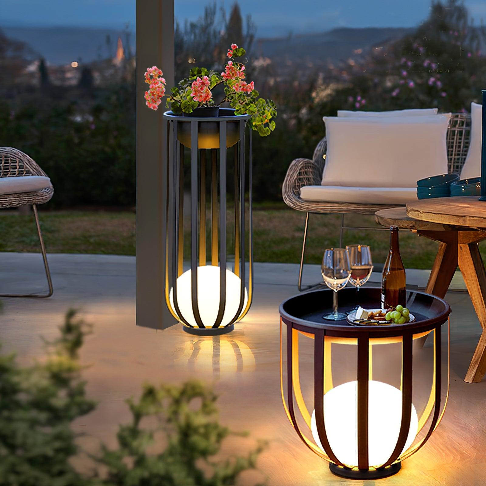 Bols Outdoor Garden Lamp with Solar Panel - Lumpaz