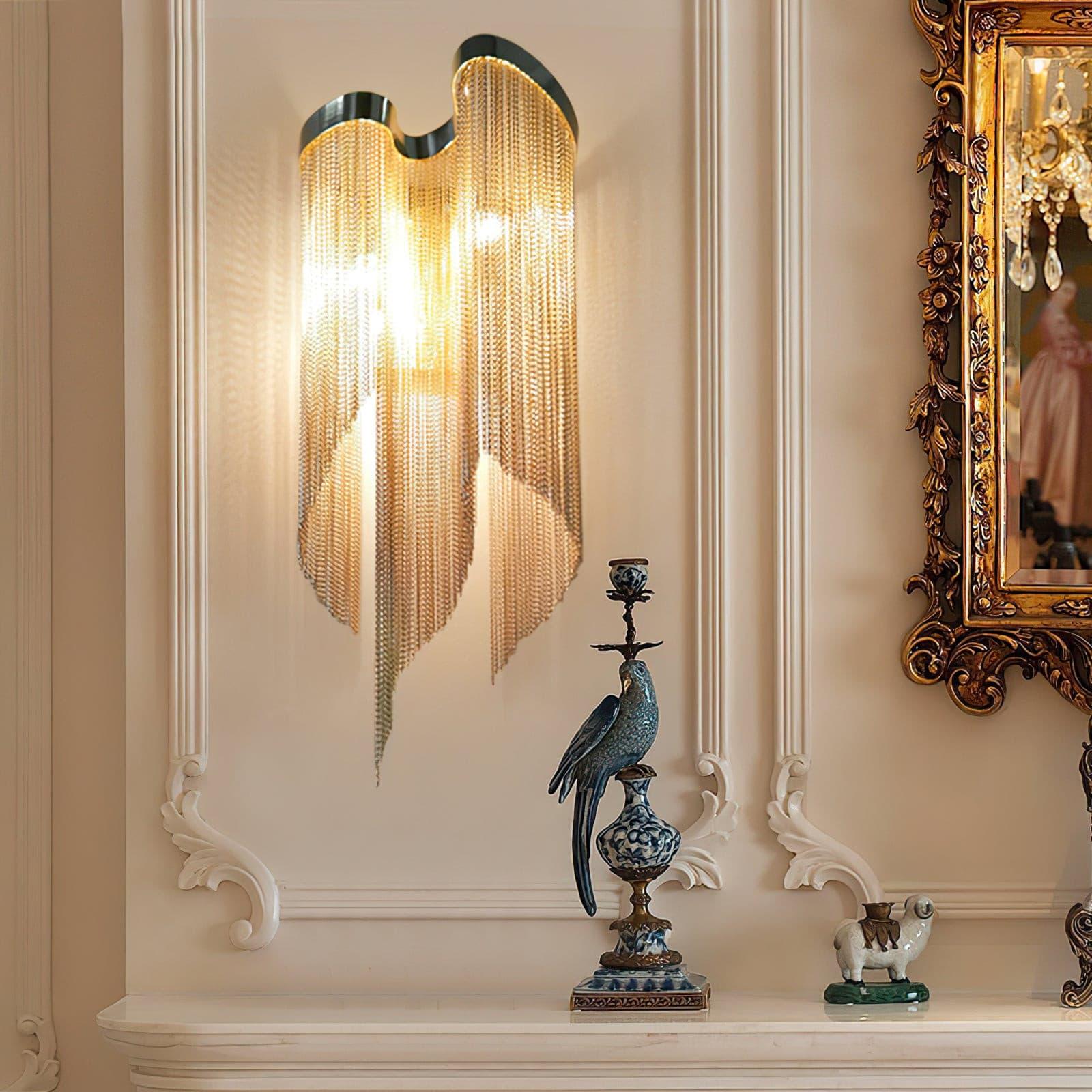 Chain Tassel Wall Lamp - Lumpaz