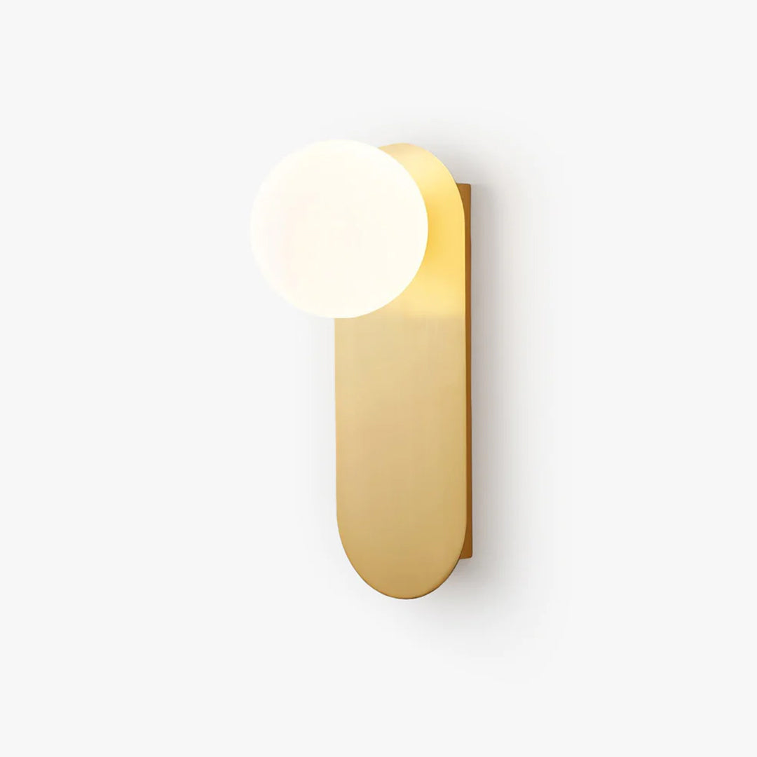 Flat Base Globe Sconce - Lumpaz