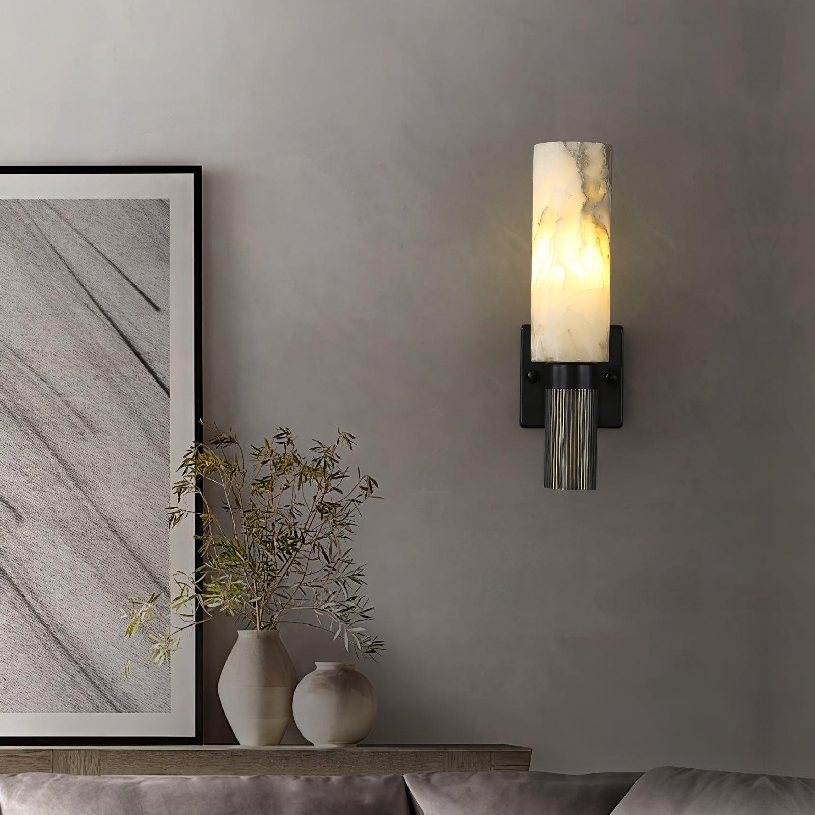 Torch Marble Sconce - Lumpaz