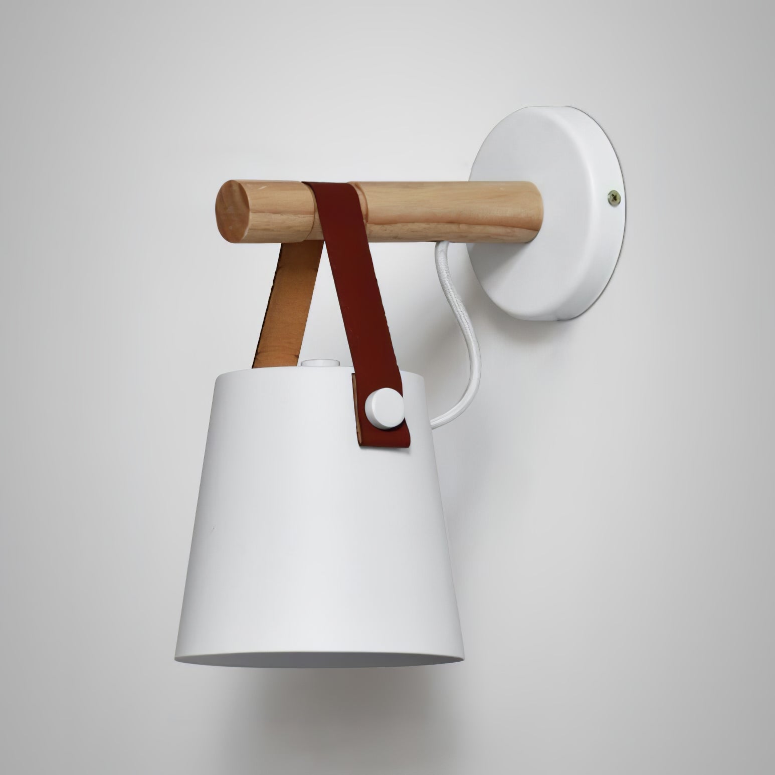 Wooden Conical Wall Light - Lumpaz