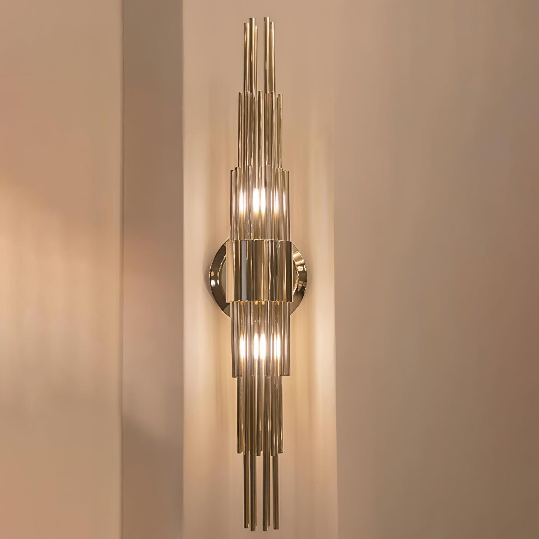 Gold Streamline Wall Lamp - Lumpaz