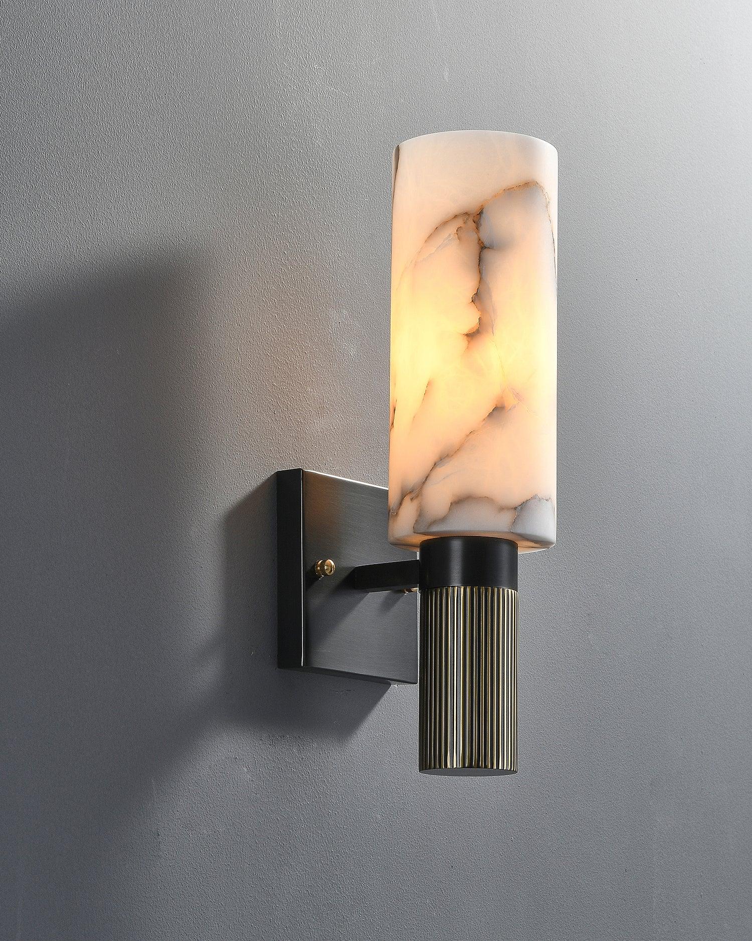 Torch Marble Sconce - Lumpaz