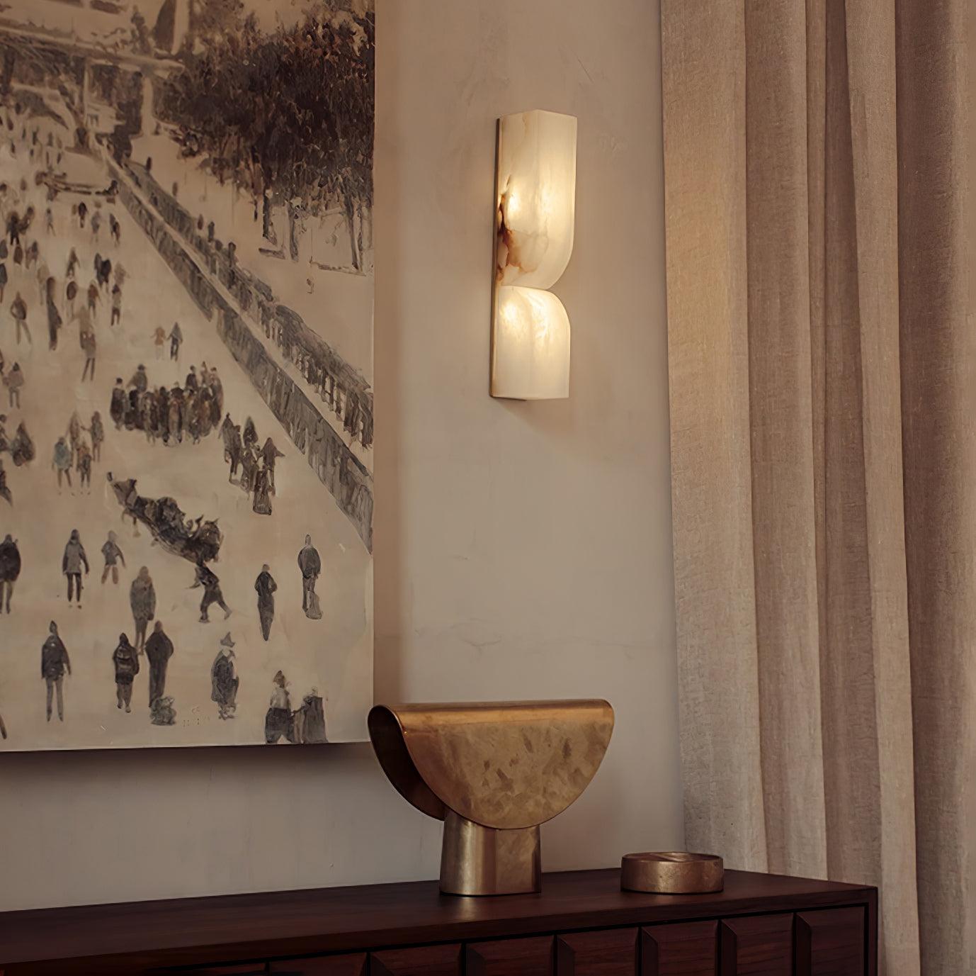 Alabaster Essence Wall Sconce - Lumpaz