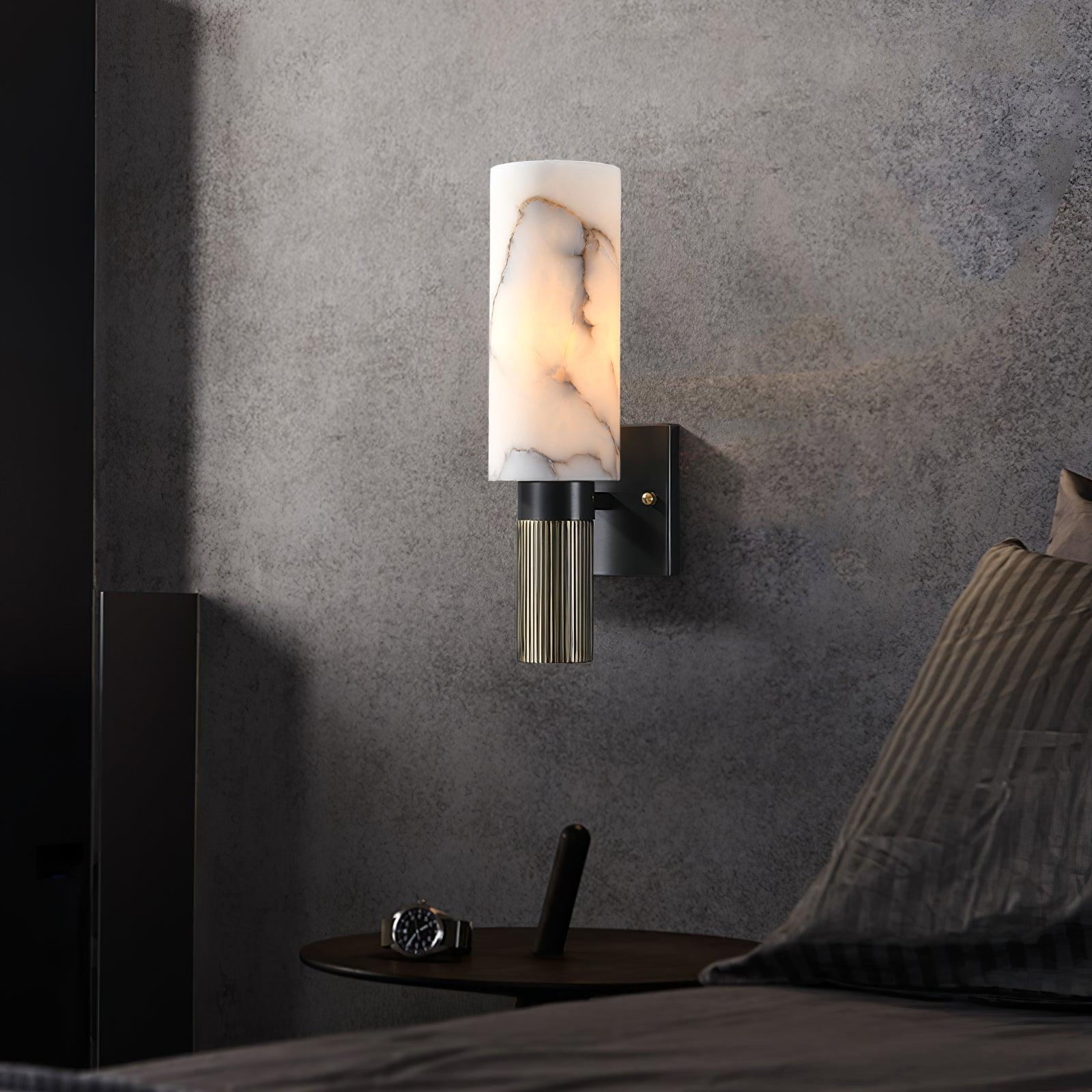 Torch Marble Sconce - Lumpaz