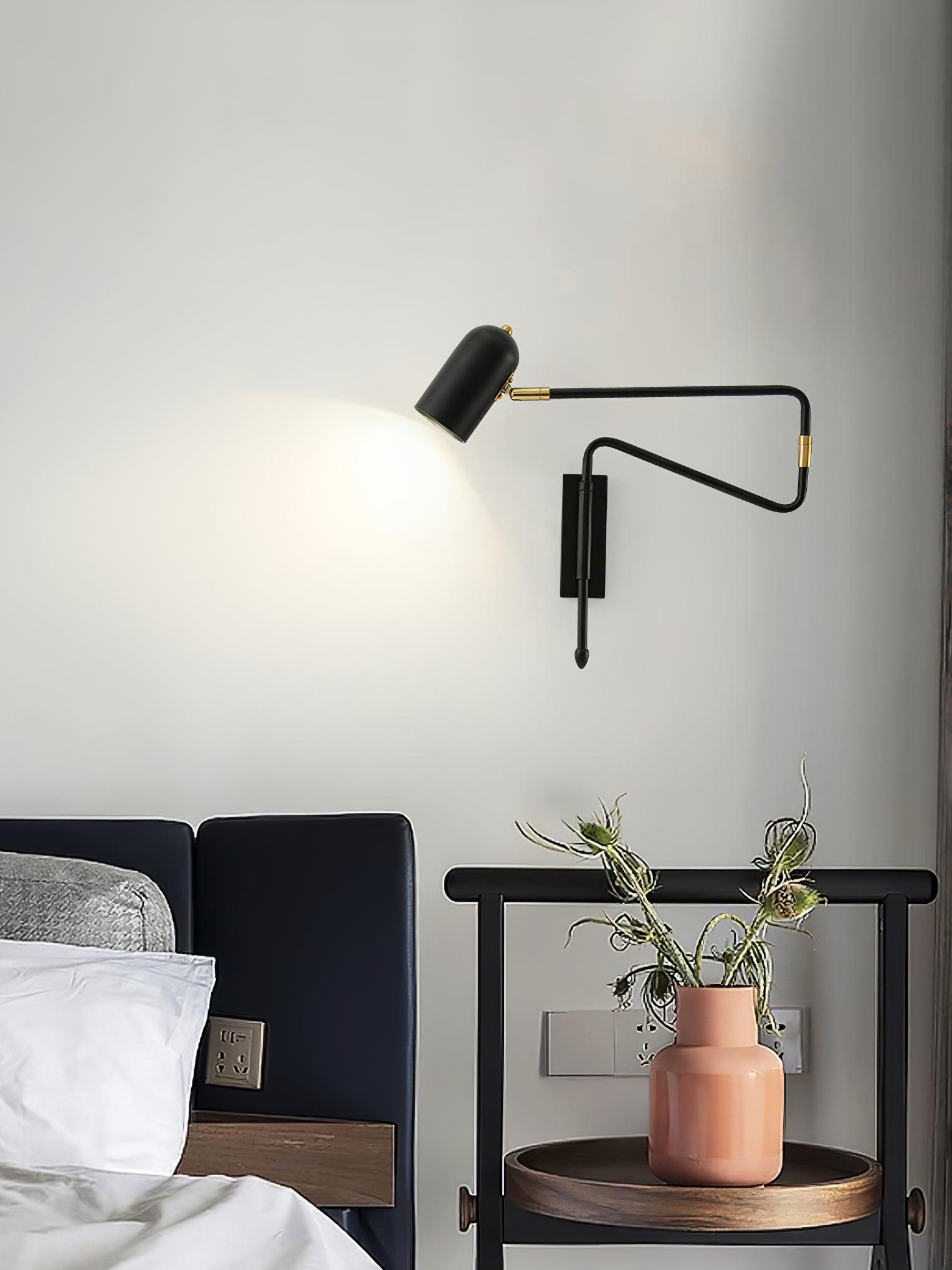 Adjustable Arm Reading Wall Lamp - Lumpaz