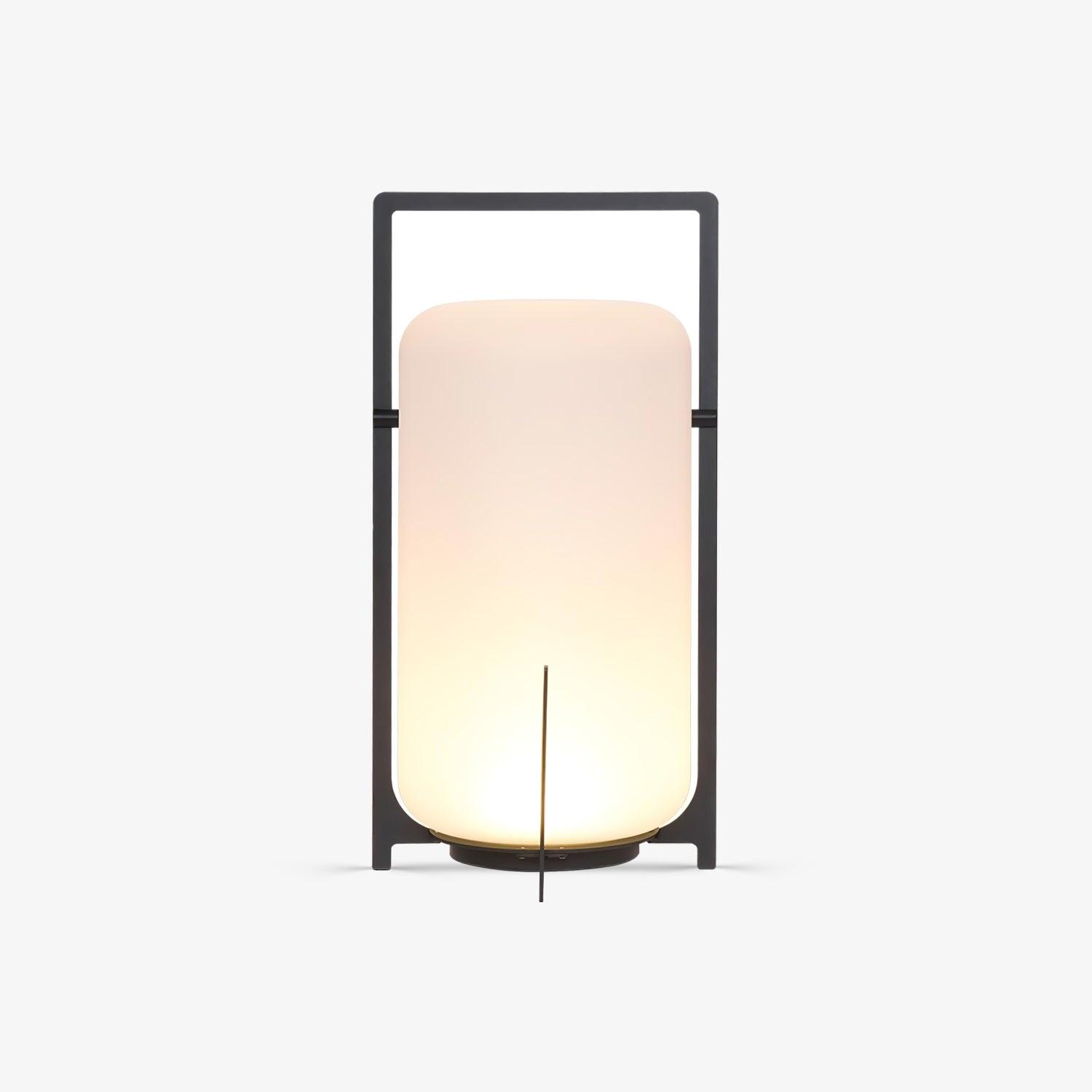 Black Twilight Lantern Table Lamp - Lumpaz