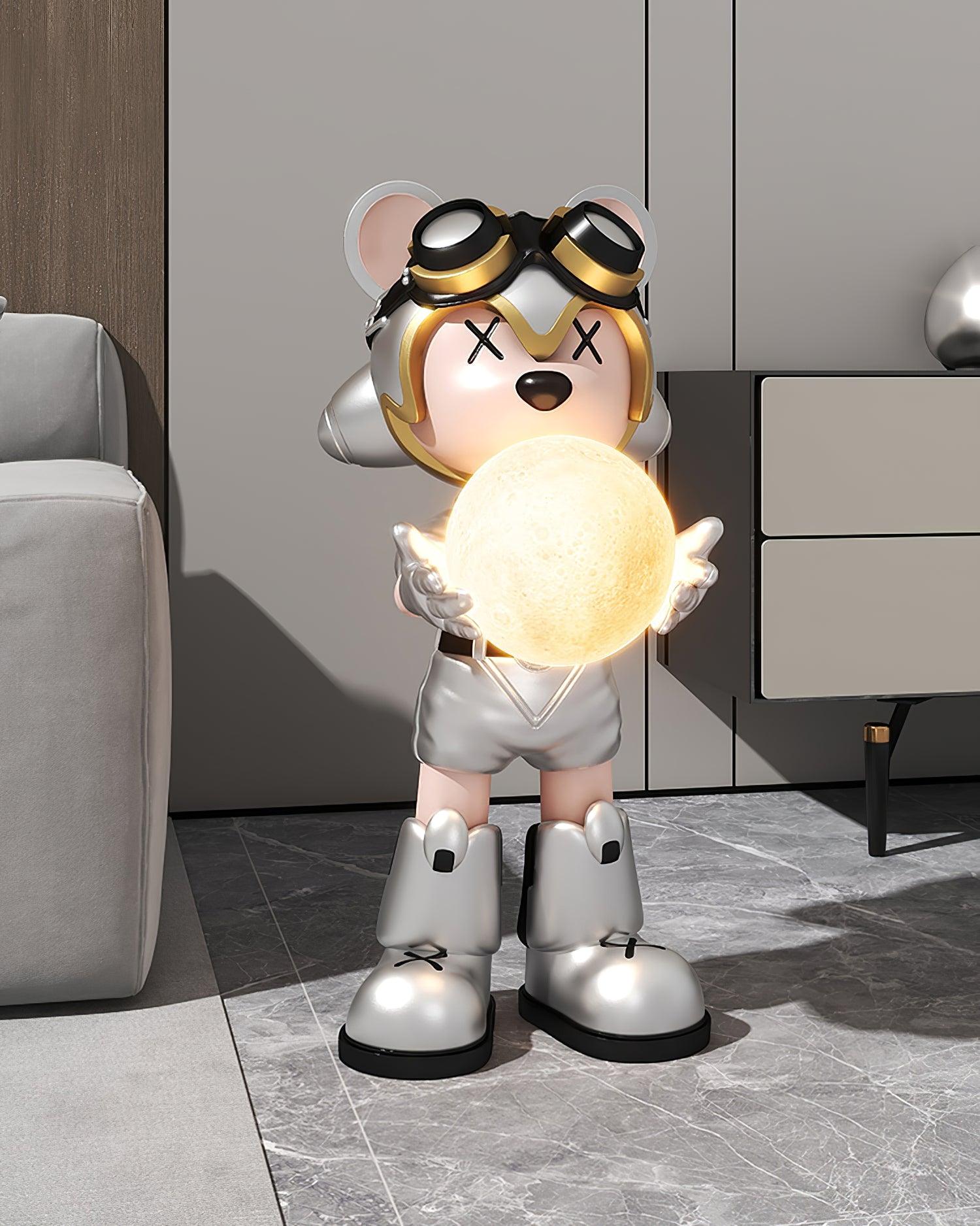 Space Bear Built-in Battery Floor Lamp - Lumpaz