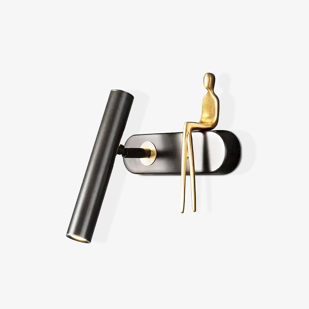 Brass Villain Wall Lamp - Lumpaz