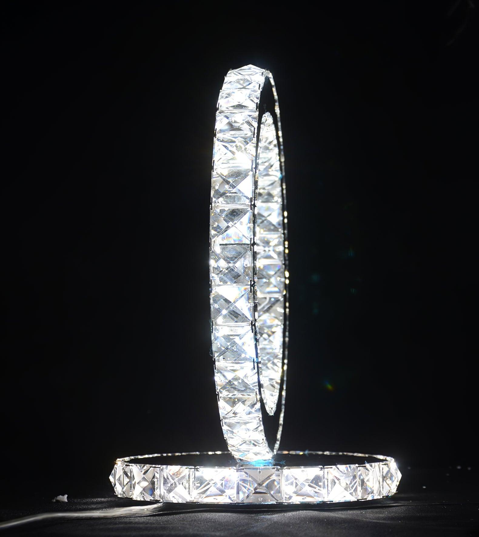 Crystal Rings Table Lamp - Lumpaz