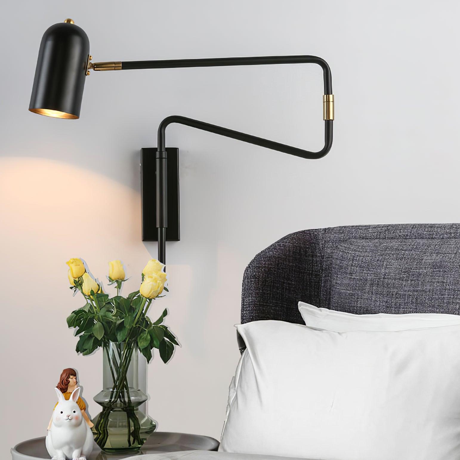 Adjustable Arm Reading Wall Lamp - Lumpaz