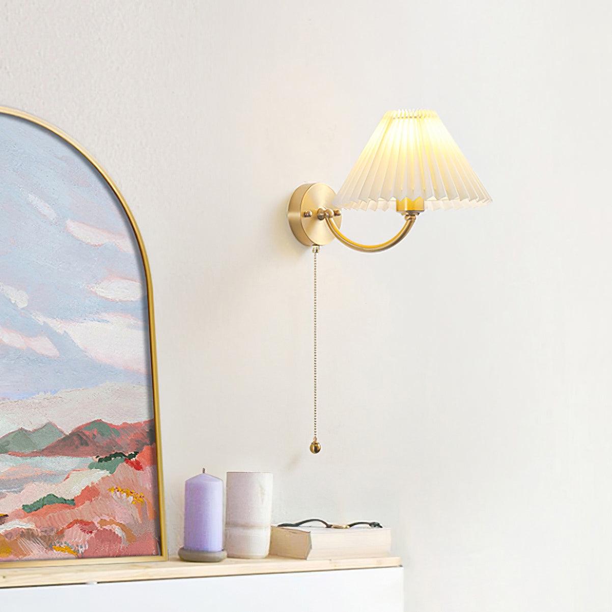 Pleated Wall Lamp - Lumpaz