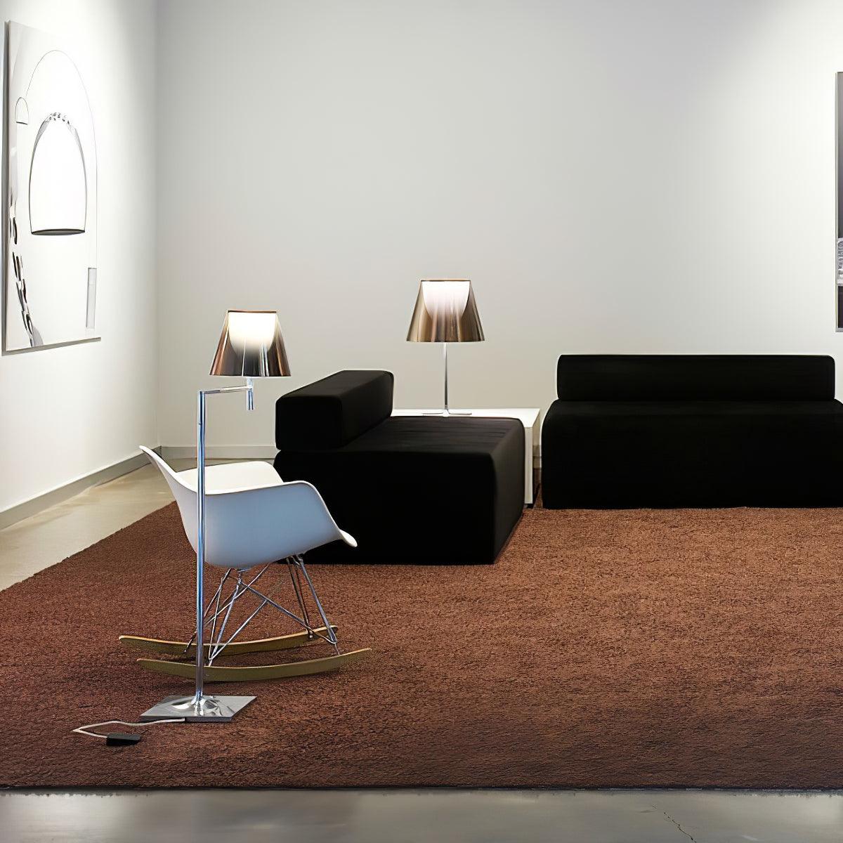 Chrome Prism Bending Floor Light - Lumpaz