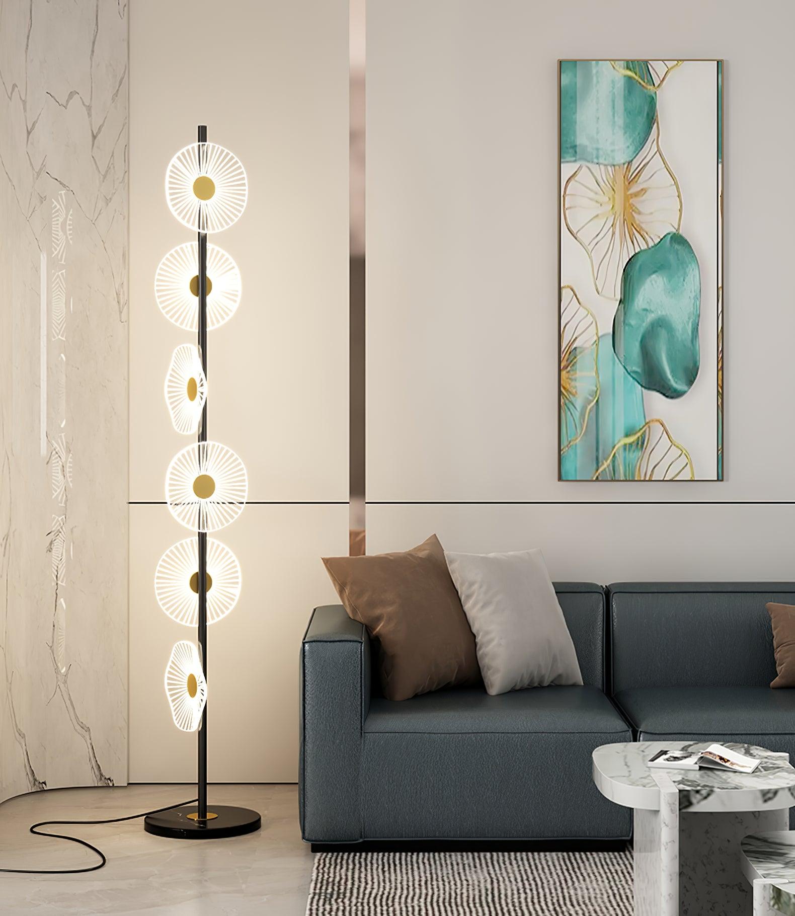 Floating Raindrop Floor Lamp - Lumpaz