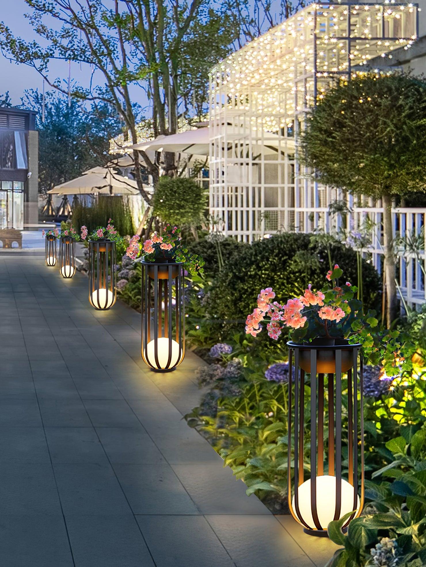 Bols Outdoor Garden Lamp with Solar Panel - Lumpaz
